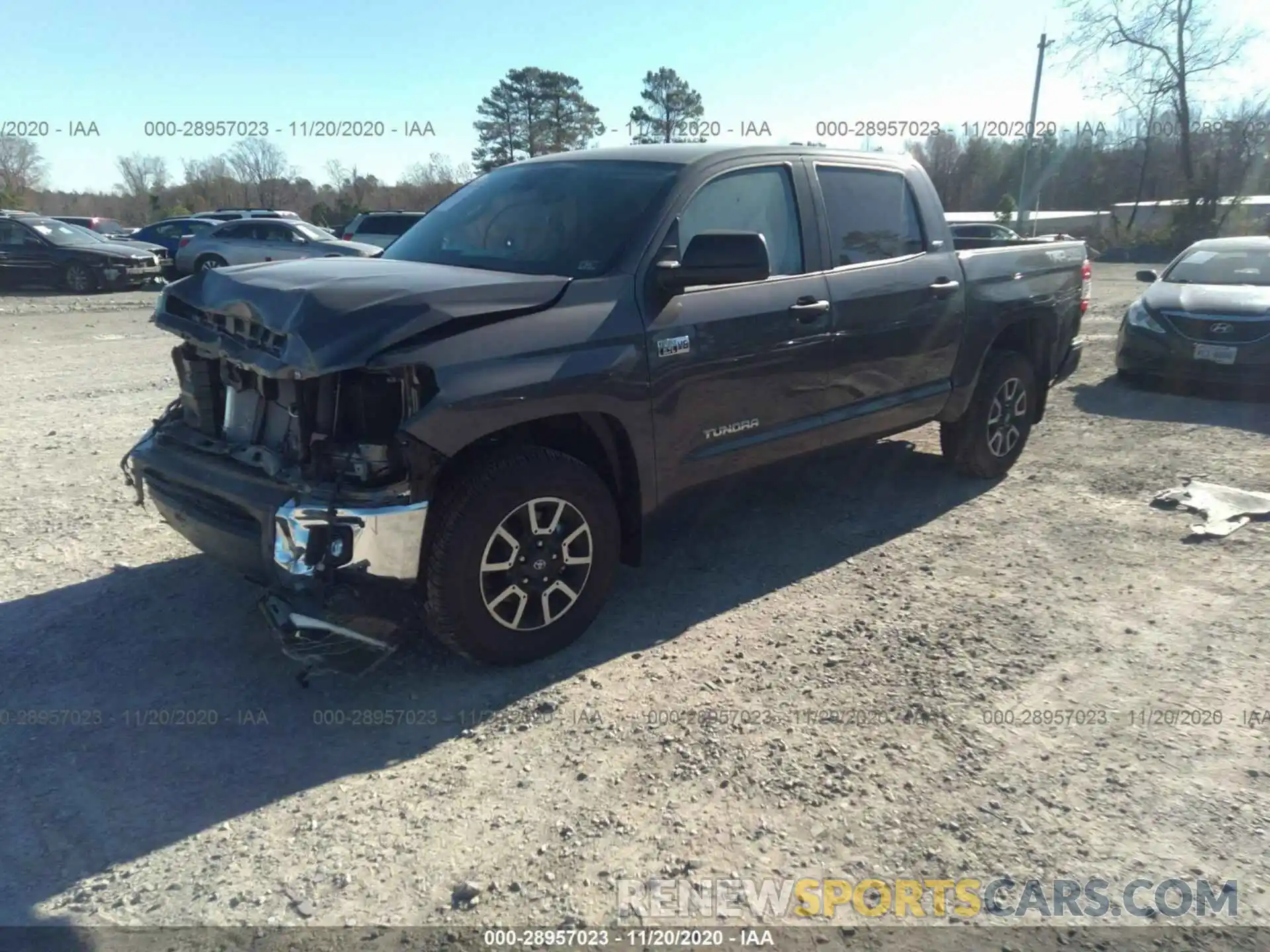 2 Photograph of a damaged car 5TFDY5F14LX936349 TOYOTA TUNDRA 4WD 2020