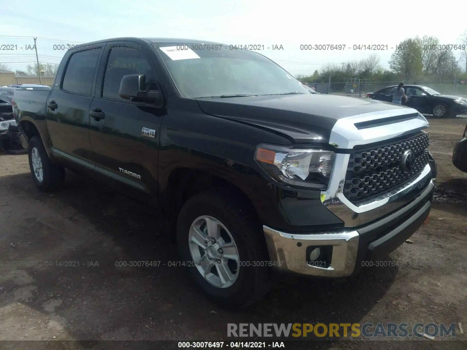 1 Photograph of a damaged car 5TFDY5F14LX942880 TOYOTA TUNDRA 4WD 2020