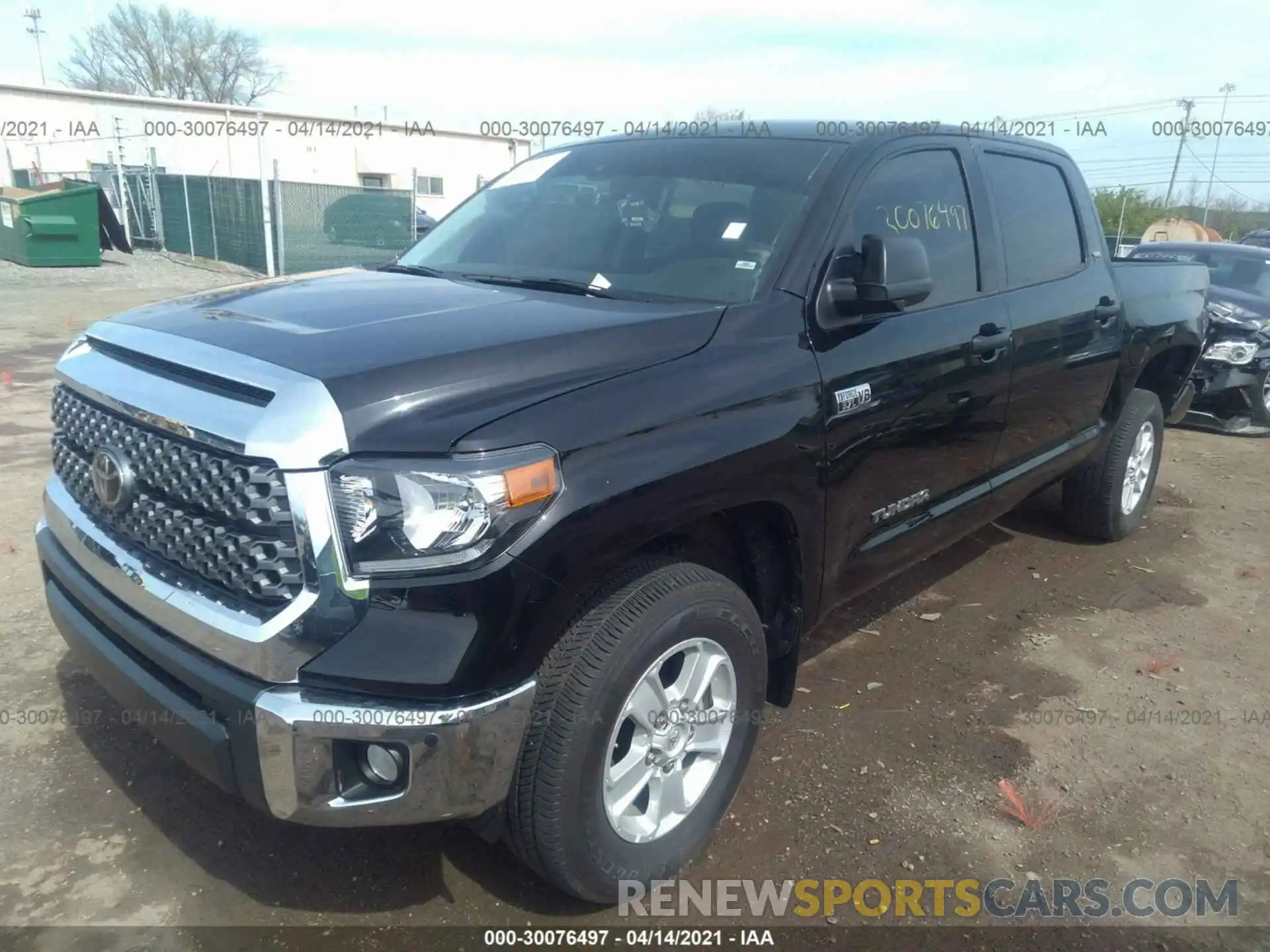 2 Photograph of a damaged car 5TFDY5F14LX942880 TOYOTA TUNDRA 4WD 2020