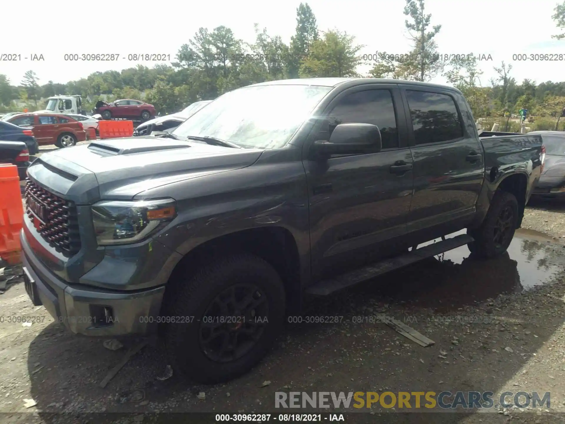 2 Photograph of a damaged car 5TFDY5F14LX949537 TOYOTA TUNDRA 4WD 2020