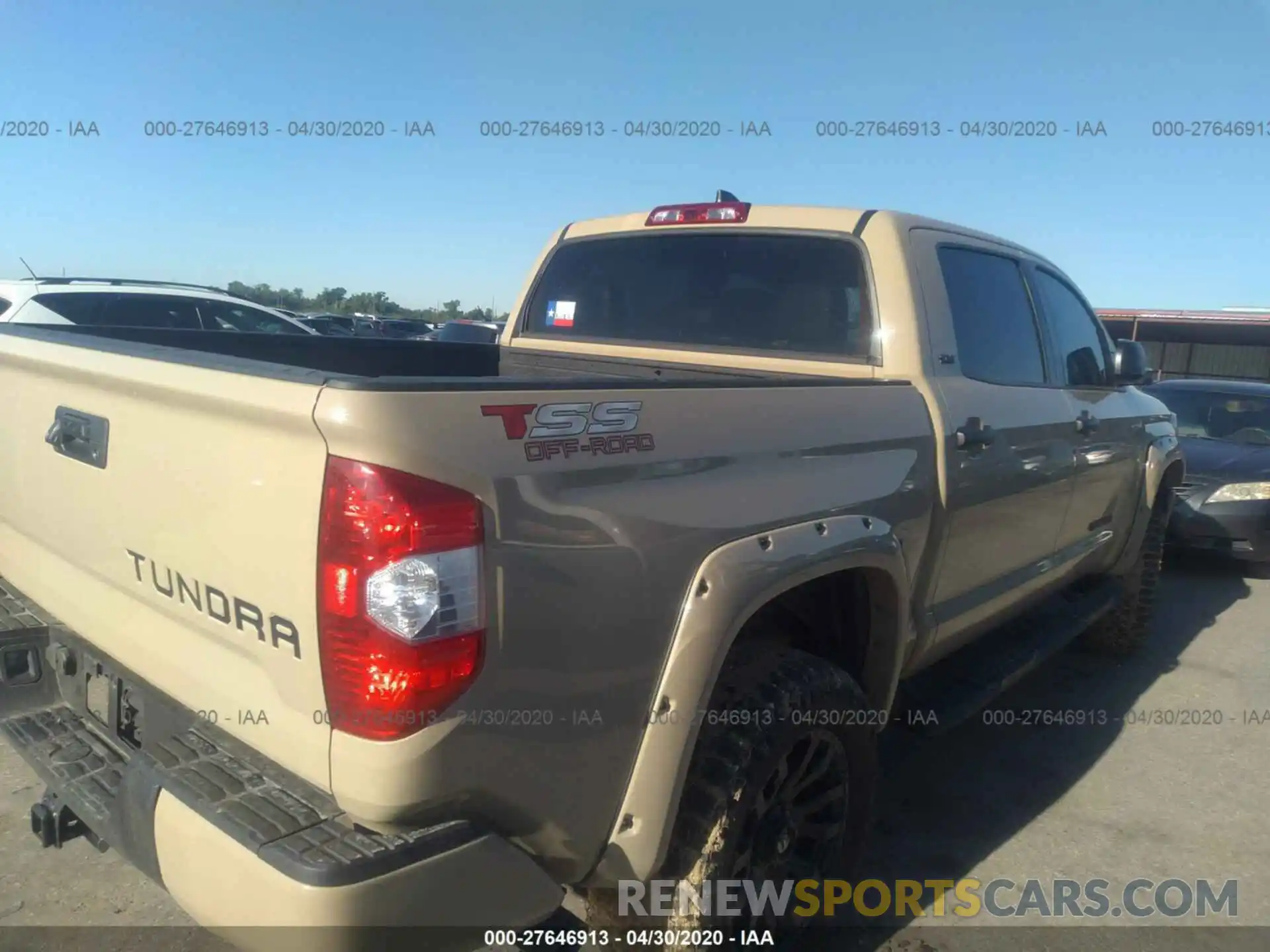 4 Photograph of a damaged car 5TFDY5F15LX873357 TOYOTA TUNDRA 4WD 2020