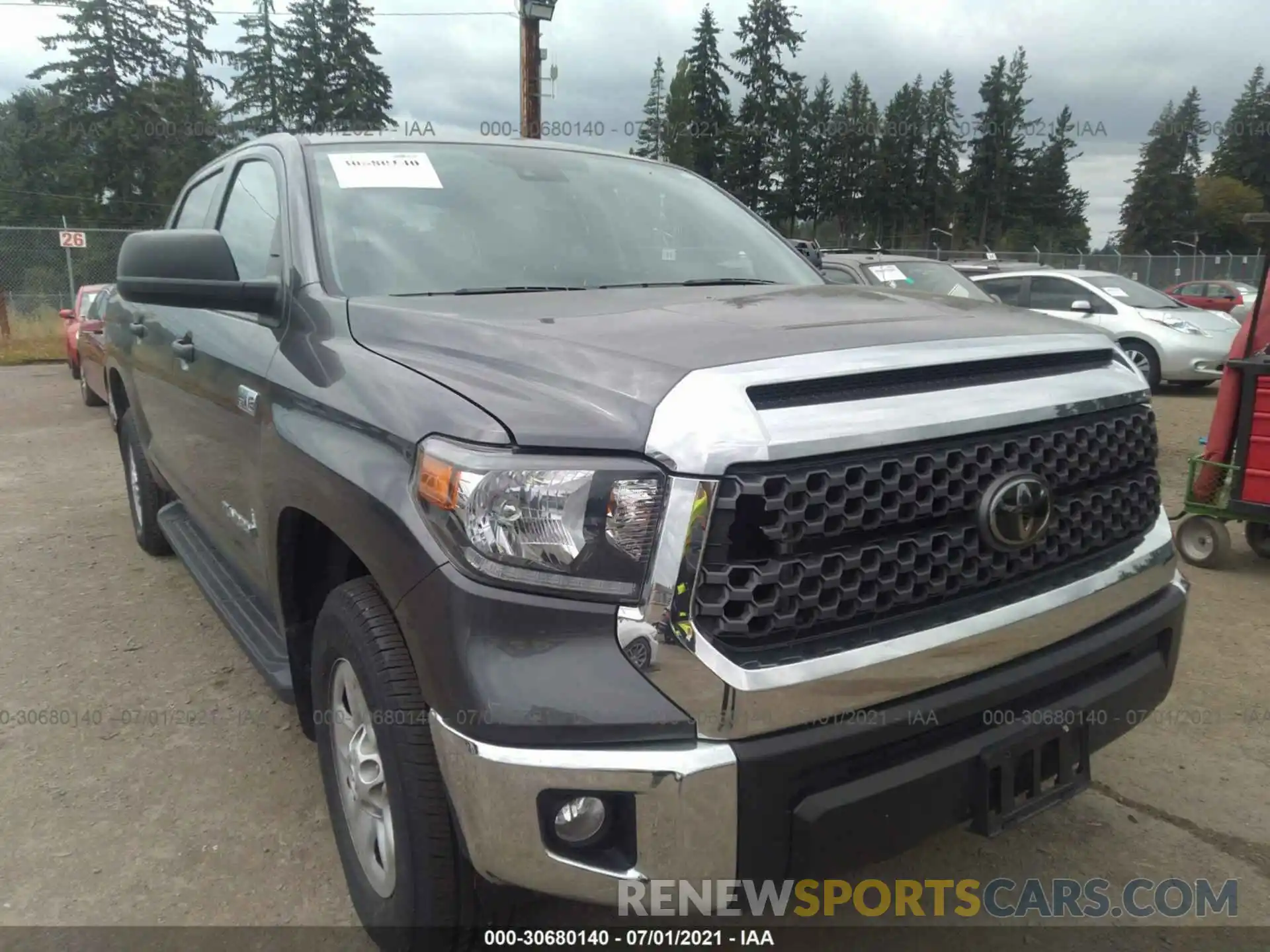 1 Photograph of a damaged car 5TFDY5F15LX918880 TOYOTA TUNDRA 4WD 2020