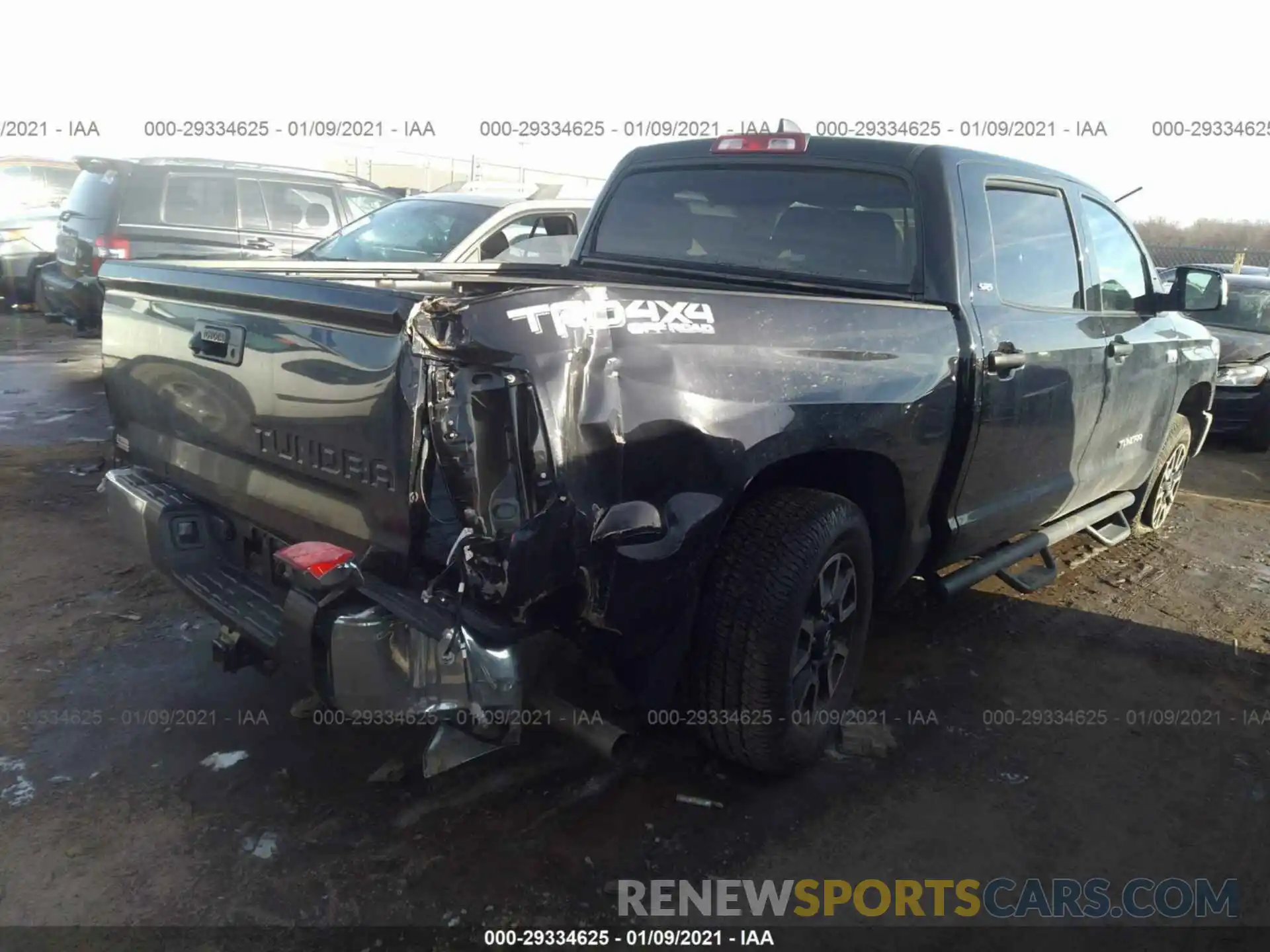 4 Фотография поврежденного автомобиля 5TFDY5F15LX919978 TOYOTA TUNDRA 4WD 2020