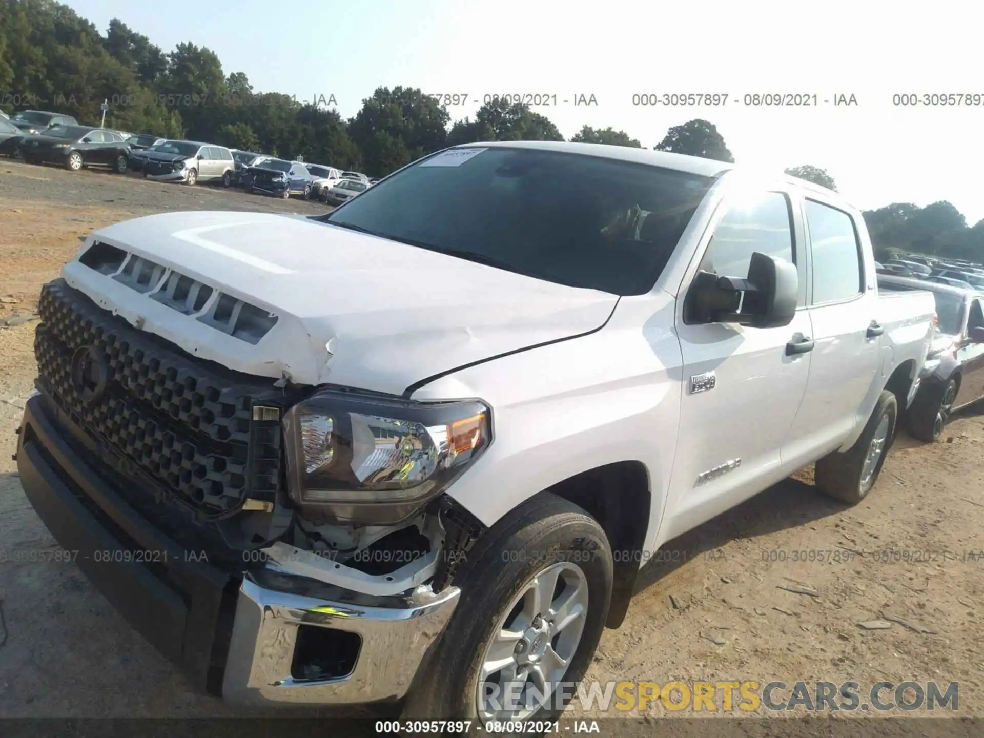 2 Photograph of a damaged car 5TFDY5F15LX930091 TOYOTA TUNDRA 4WD 2020