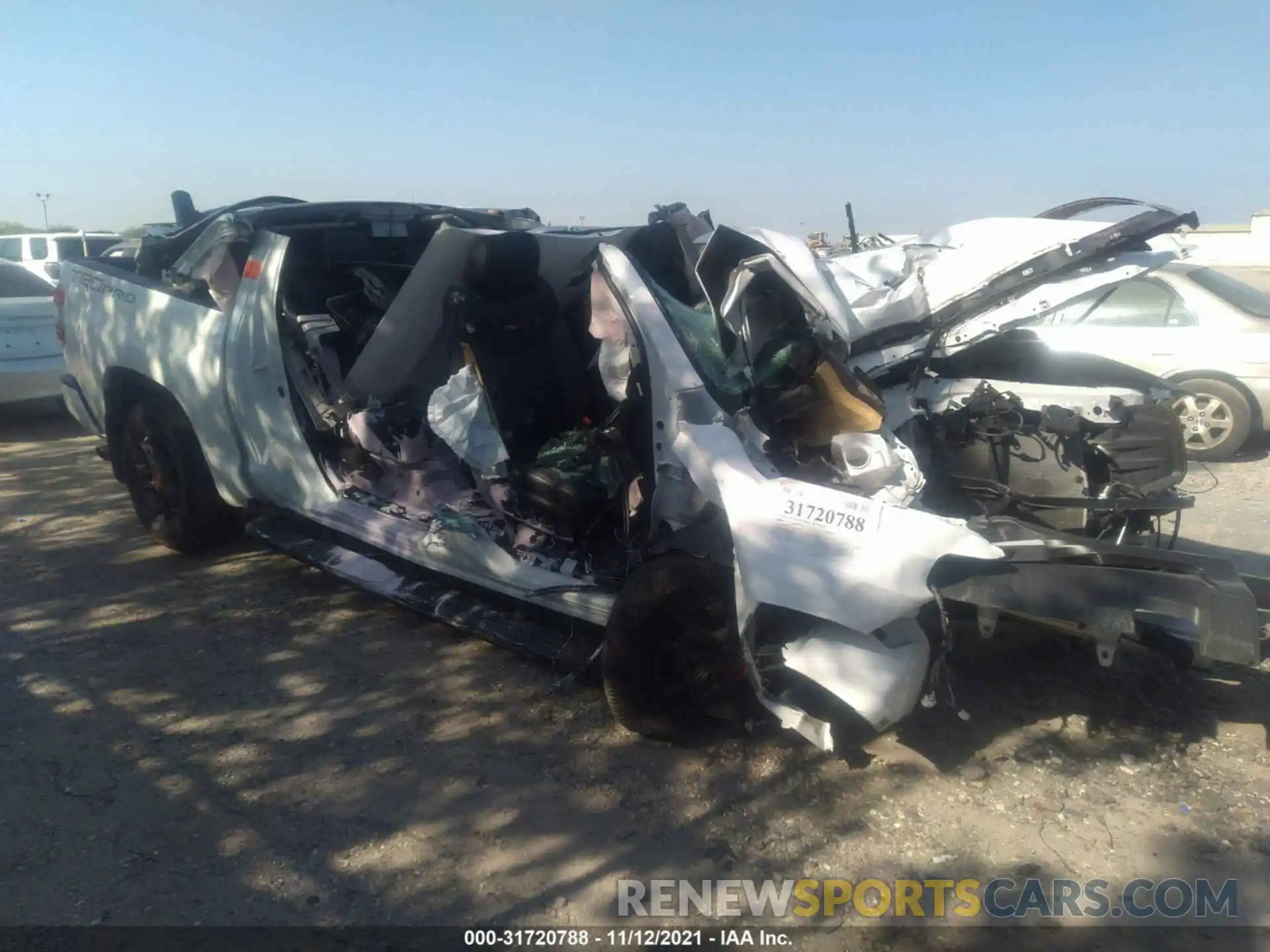 1 Photograph of a damaged car 5TFDY5F15LX932827 TOYOTA TUNDRA 4WD 2020