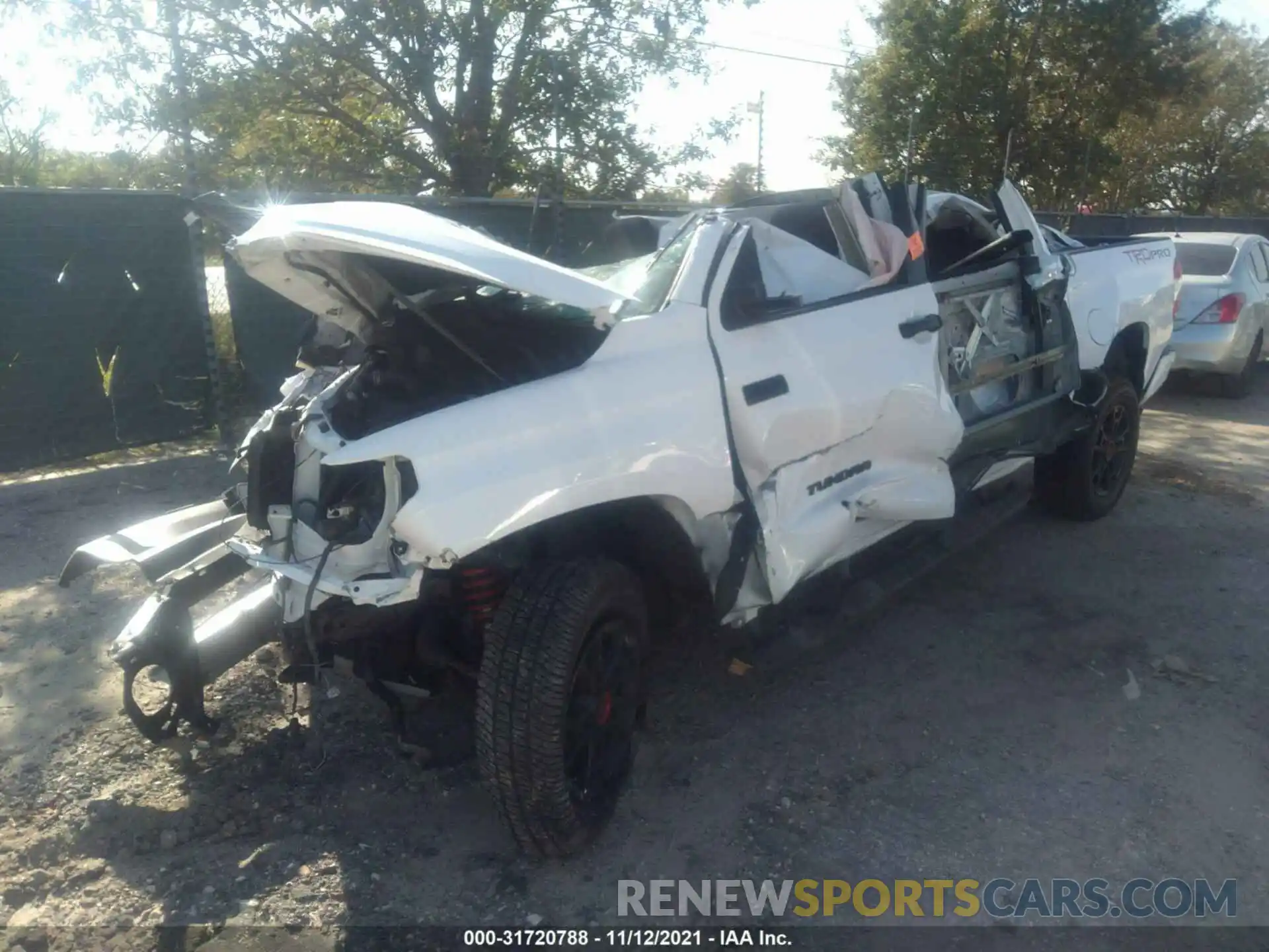 2 Photograph of a damaged car 5TFDY5F15LX932827 TOYOTA TUNDRA 4WD 2020