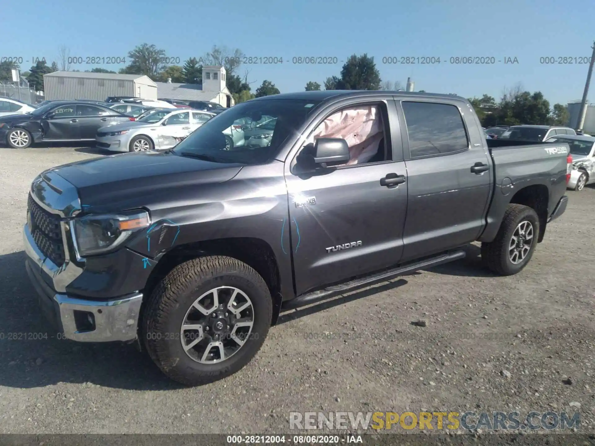 2 Photograph of a damaged car 5TFDY5F16LX874307 TOYOTA TUNDRA 4WD 2020