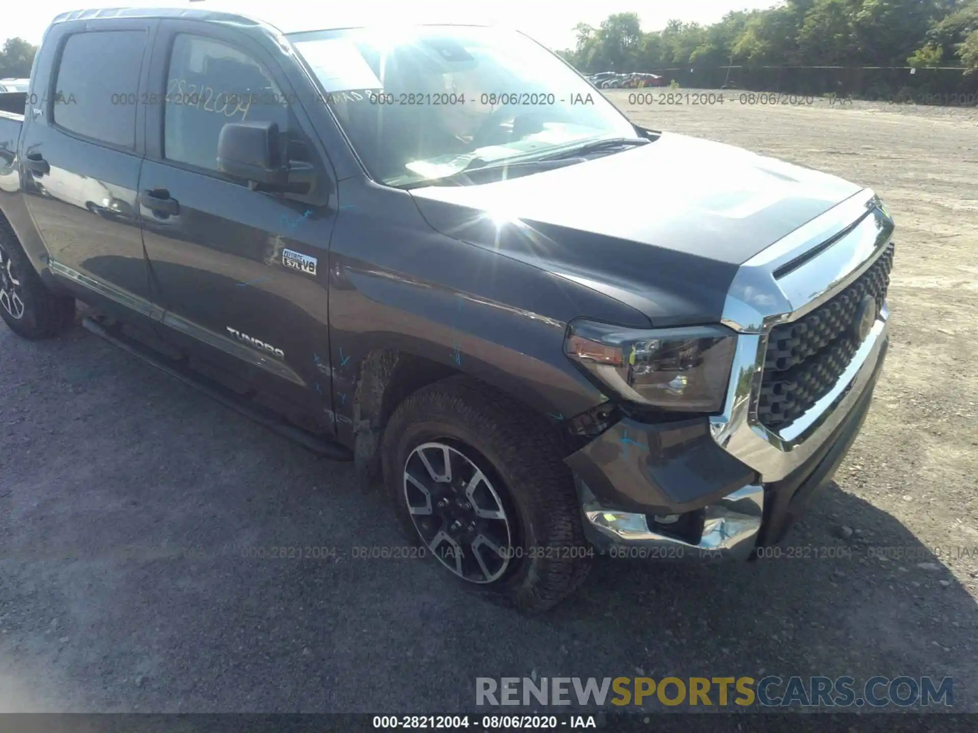 6 Photograph of a damaged car 5TFDY5F16LX874307 TOYOTA TUNDRA 4WD 2020