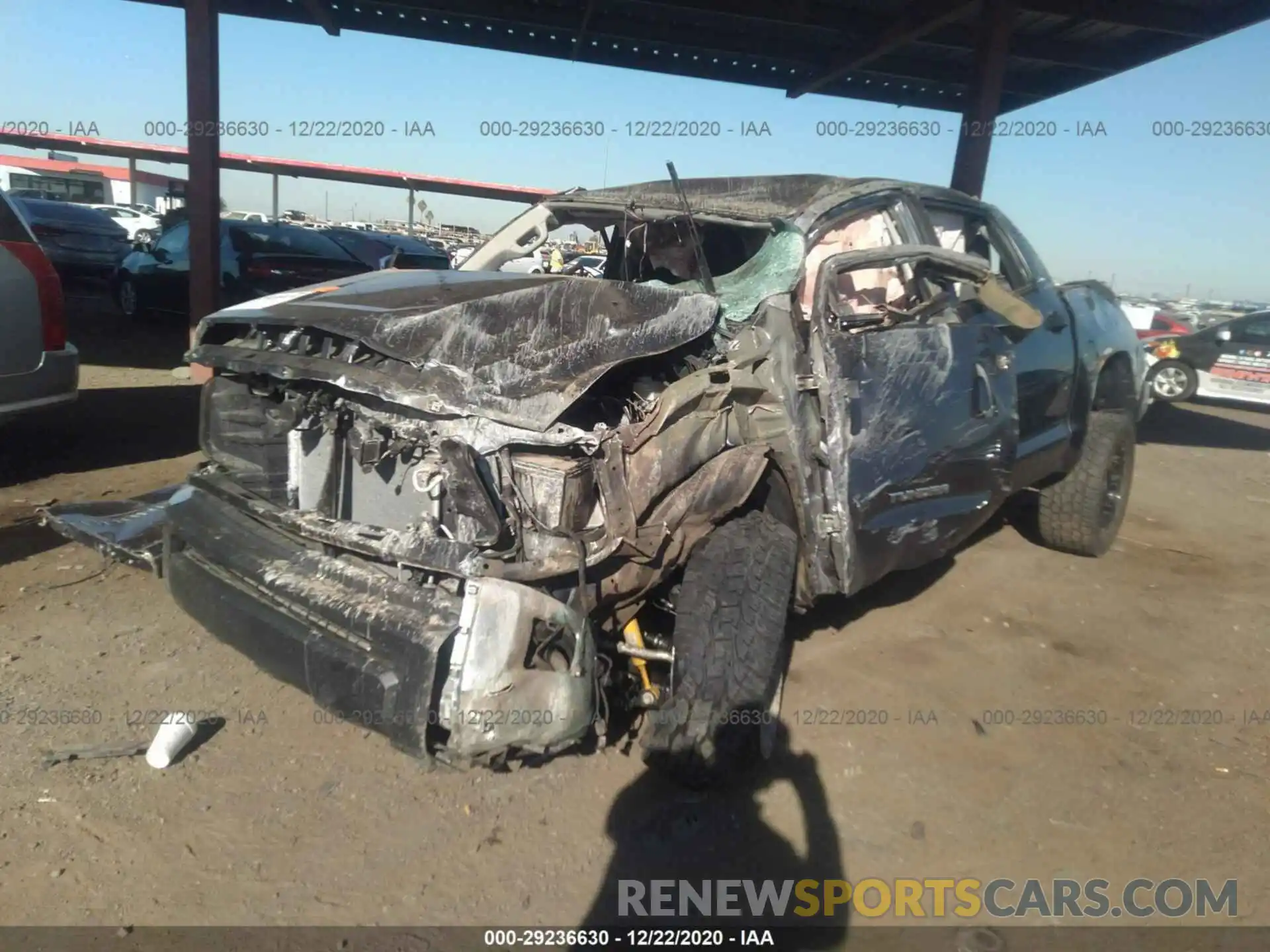 2 Photograph of a damaged car 5TFDY5F16LX875053 TOYOTA TUNDRA 4WD 2020