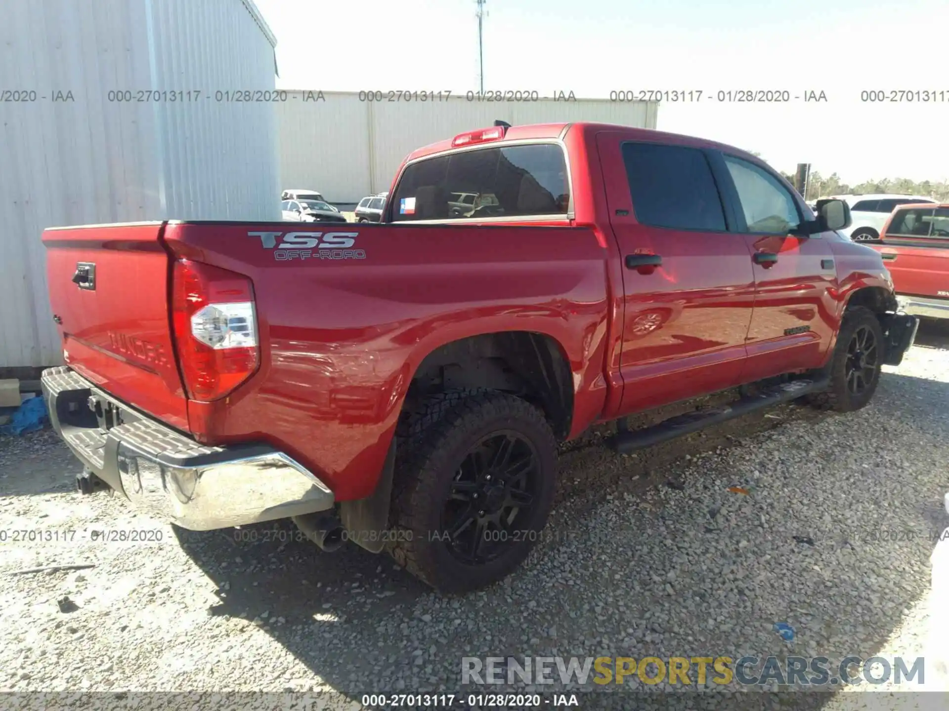 4 Photograph of a damaged car 5TFDY5F16LX877384 TOYOTA TUNDRA 4WD 2020