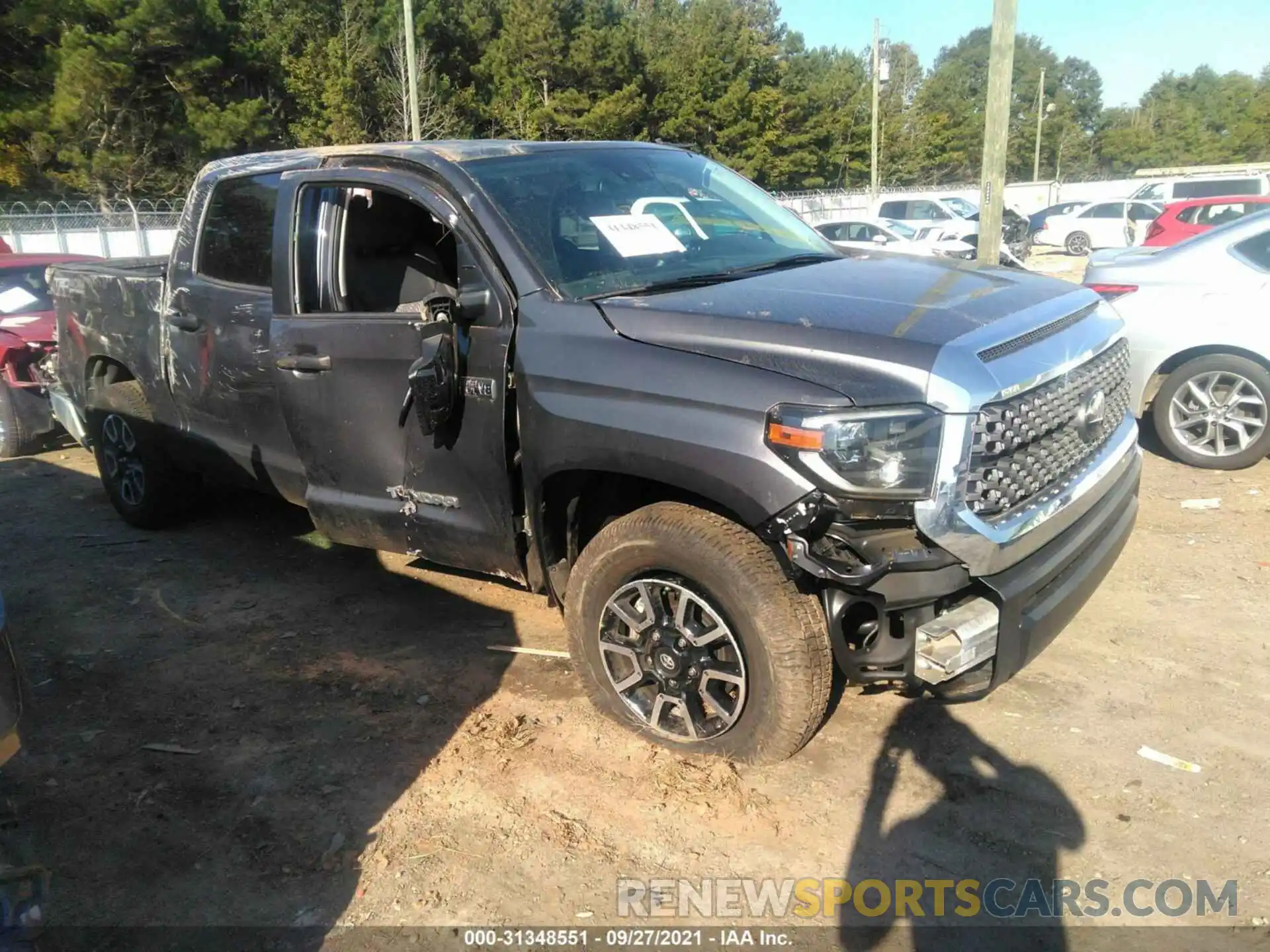 1 Photograph of a damaged car 5TFDY5F16LX880043 TOYOTA TUNDRA 4WD 2020