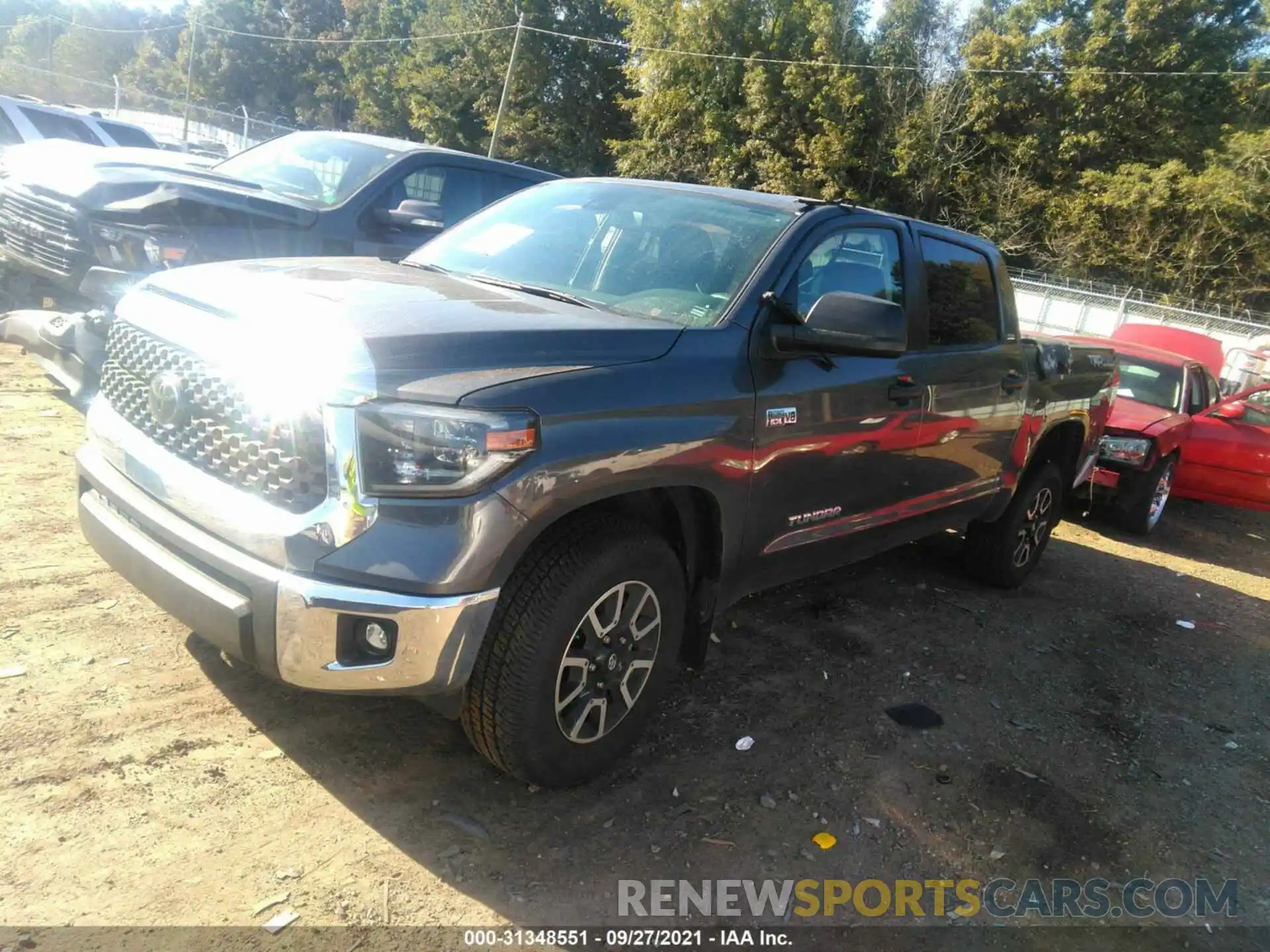 2 Photograph of a damaged car 5TFDY5F16LX880043 TOYOTA TUNDRA 4WD 2020