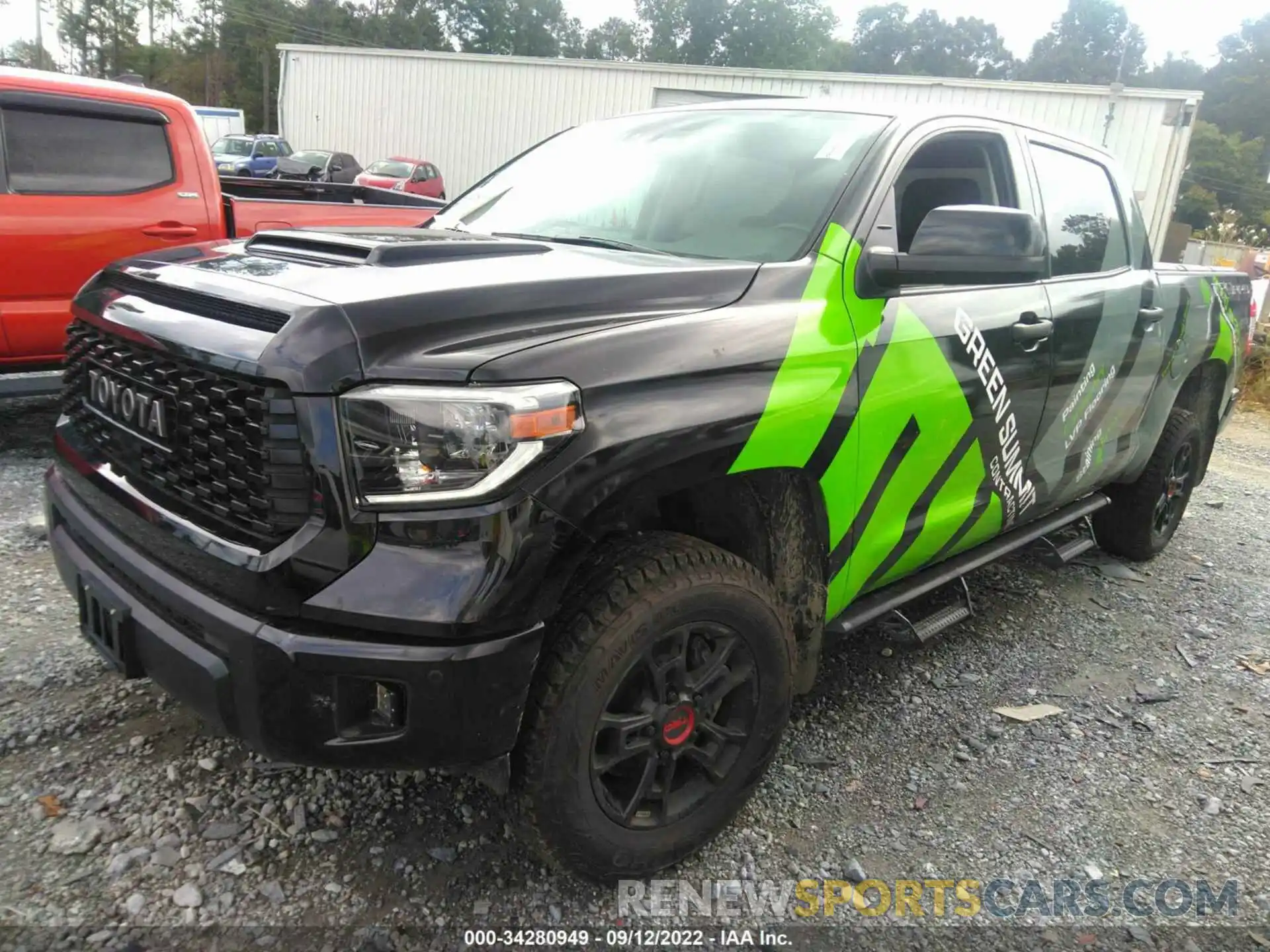 2 Photograph of a damaged car 5TFDY5F16LX889468 TOYOTA TUNDRA 4WD 2020