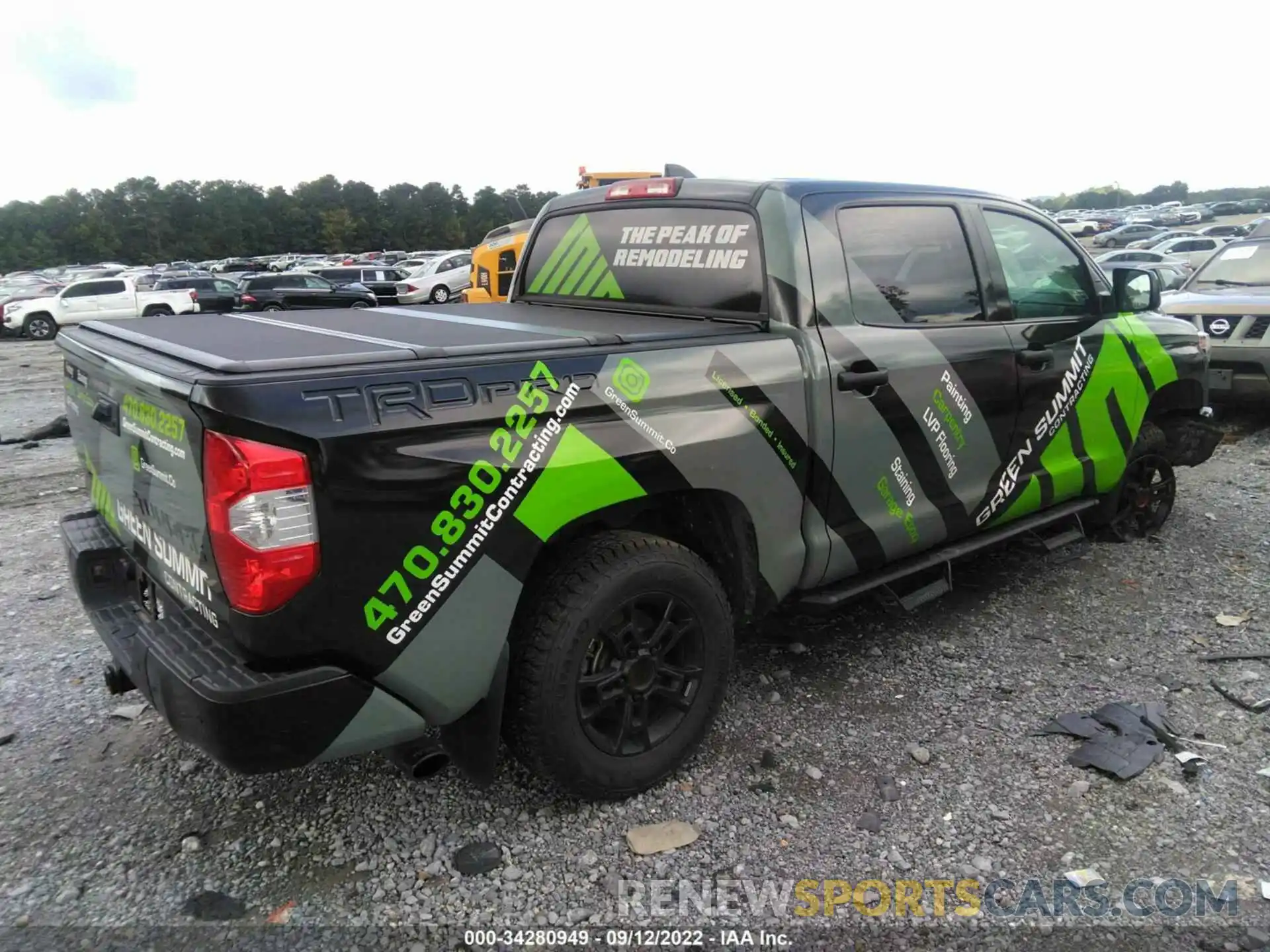 4 Photograph of a damaged car 5TFDY5F16LX889468 TOYOTA TUNDRA 4WD 2020