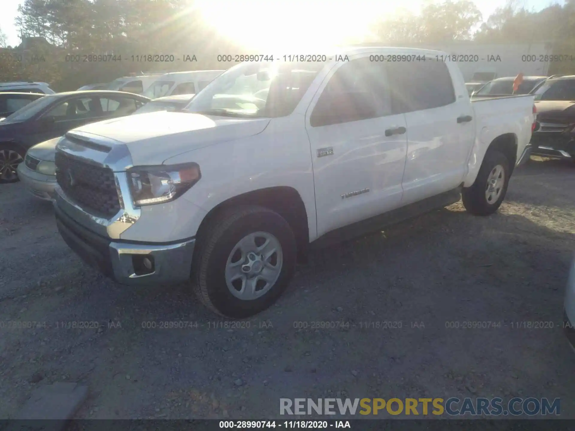 2 Photograph of a damaged car 5TFDY5F16LX908858 TOYOTA TUNDRA 4WD 2020