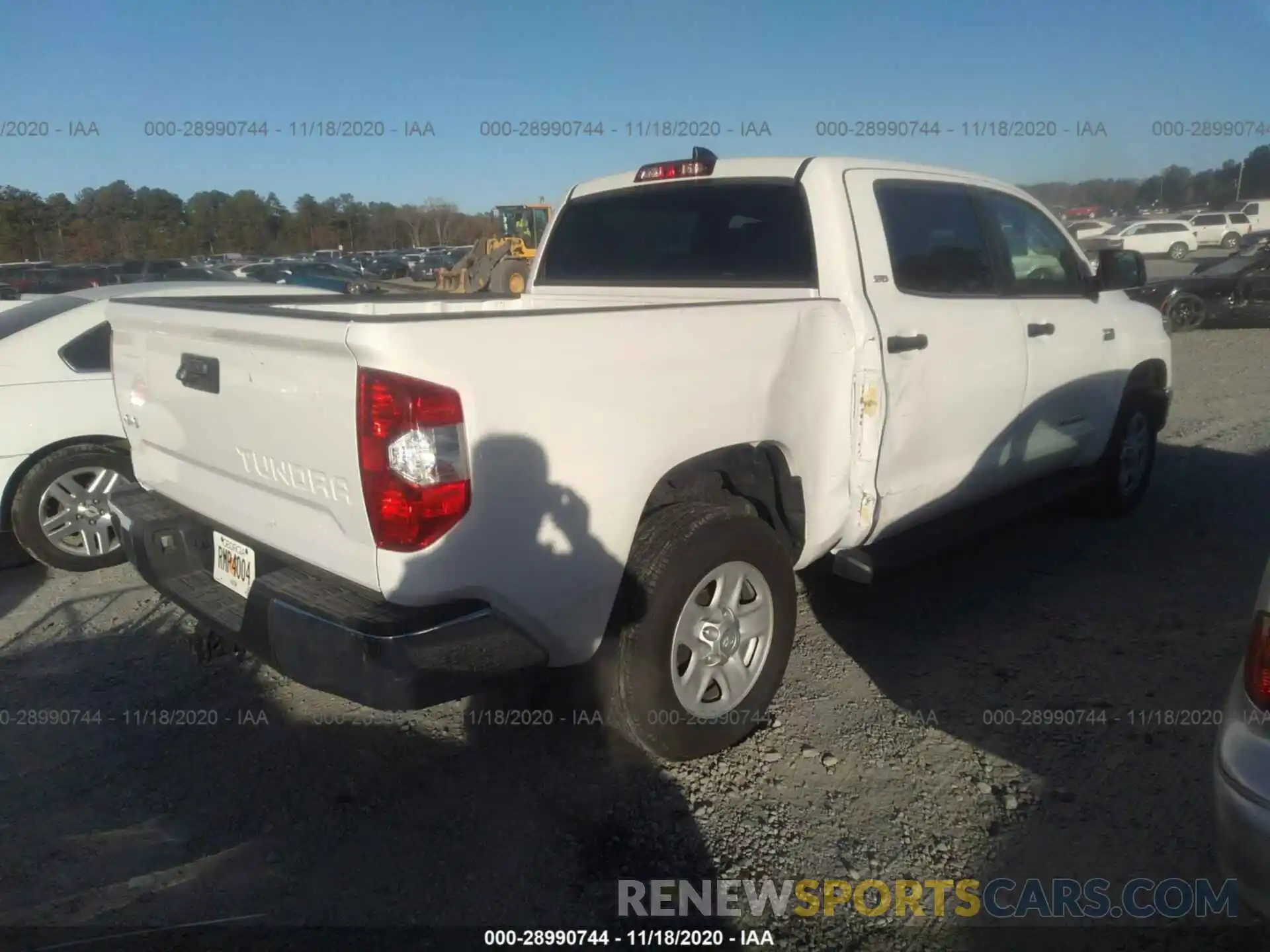 4 Photograph of a damaged car 5TFDY5F16LX908858 TOYOTA TUNDRA 4WD 2020