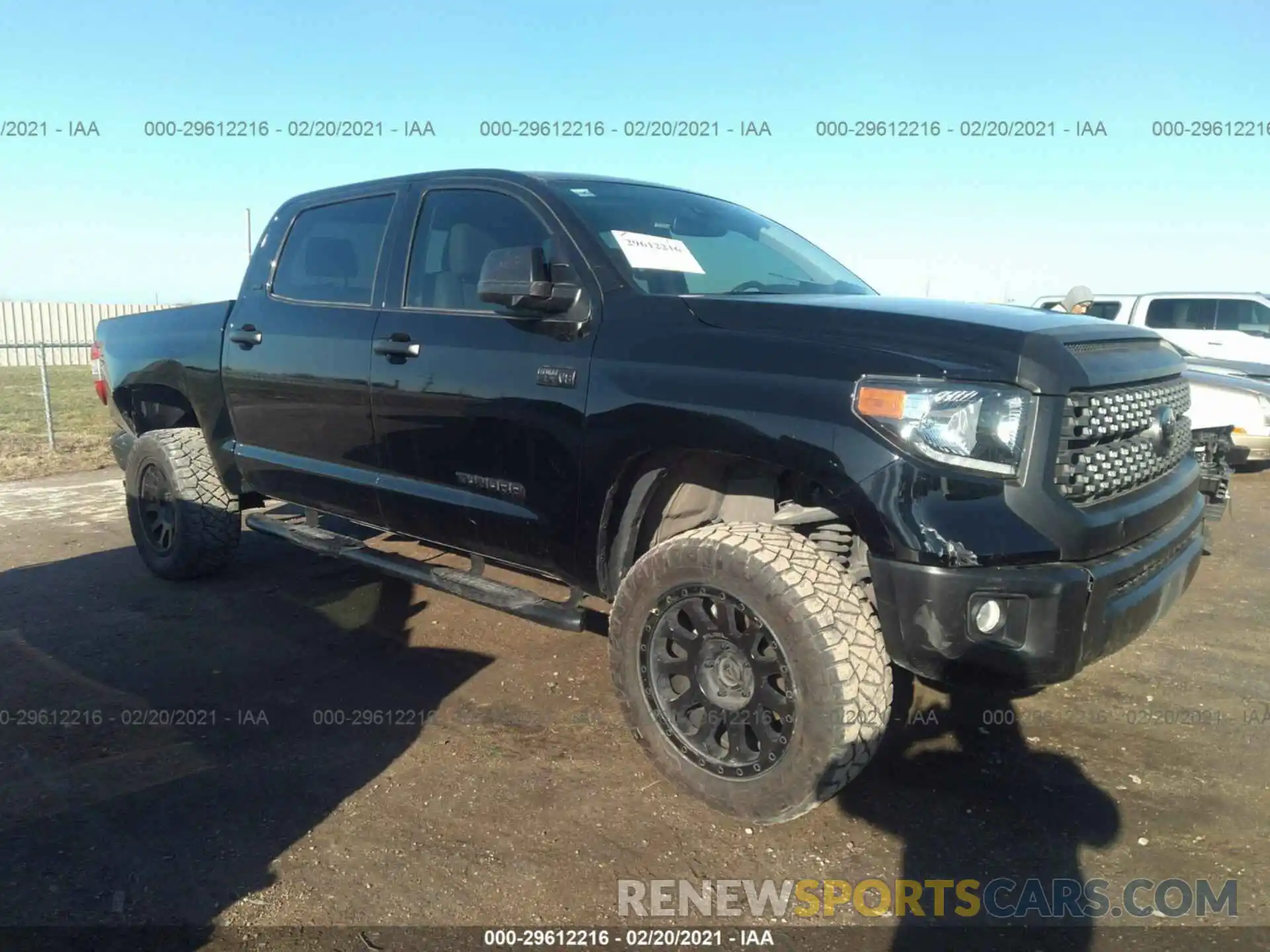 1 Photograph of a damaged car 5TFDY5F16LX917494 TOYOTA TUNDRA 4WD 2020