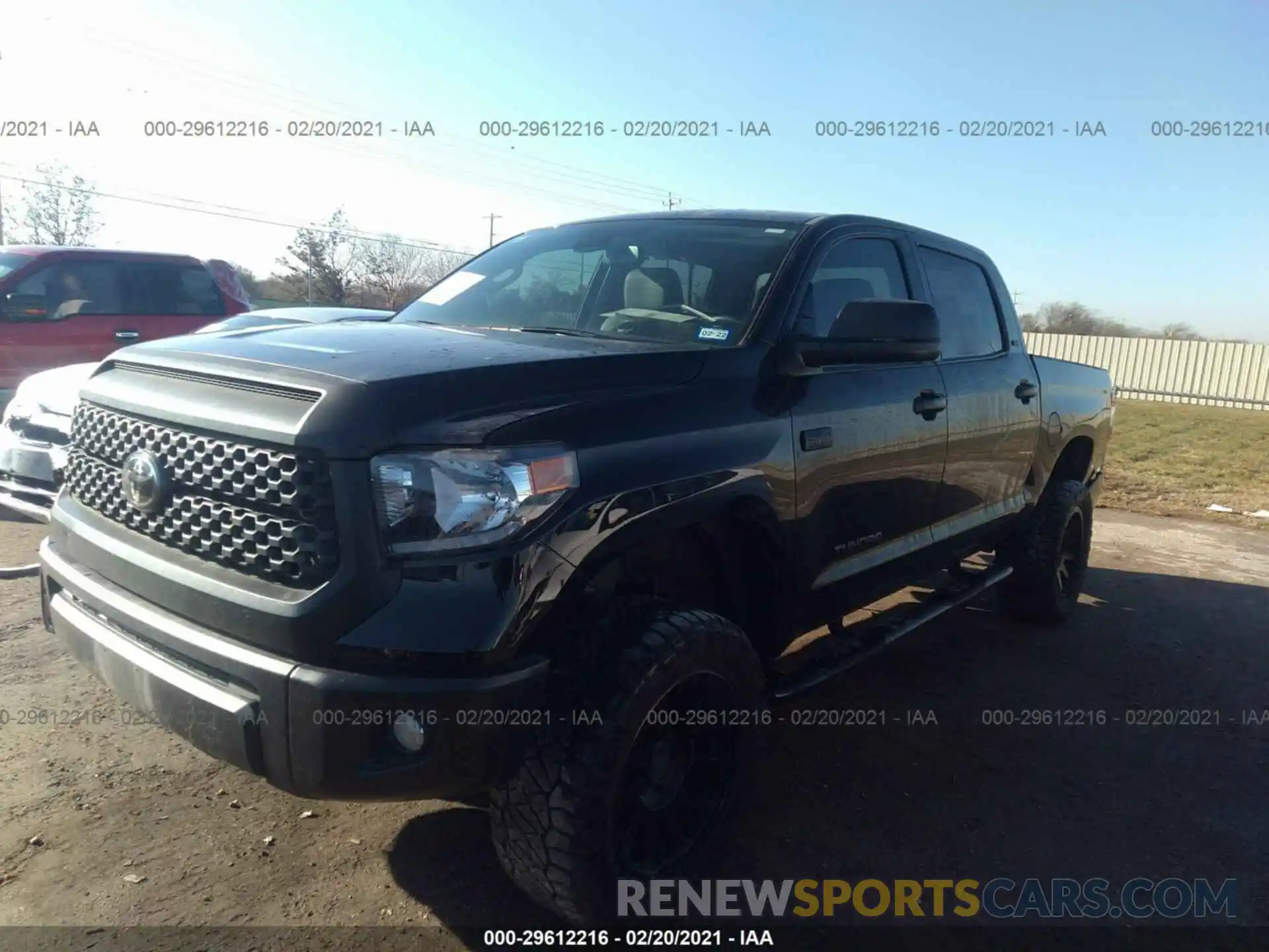 2 Photograph of a damaged car 5TFDY5F16LX917494 TOYOTA TUNDRA 4WD 2020