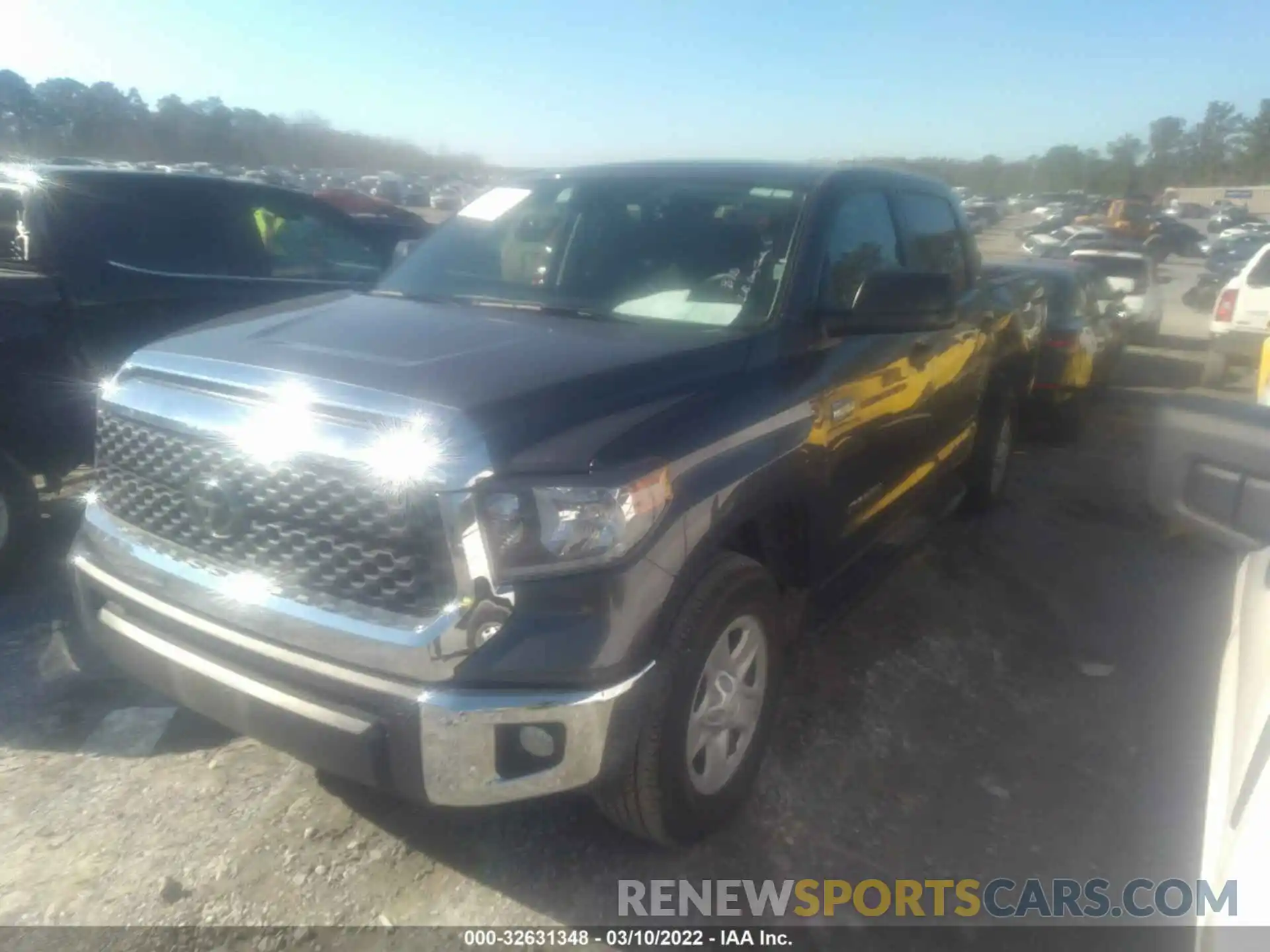 2 Photograph of a damaged car 5TFDY5F16LX927345 TOYOTA TUNDRA 4WD 2020