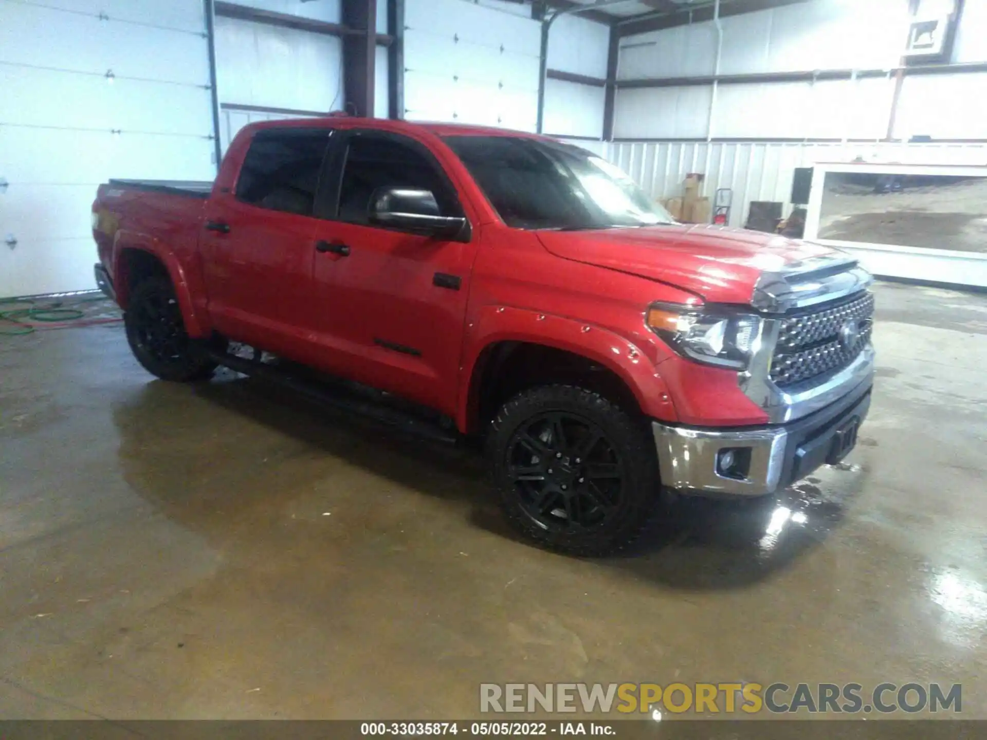 1 Photograph of a damaged car 5TFDY5F16LX933274 TOYOTA TUNDRA 4WD 2020