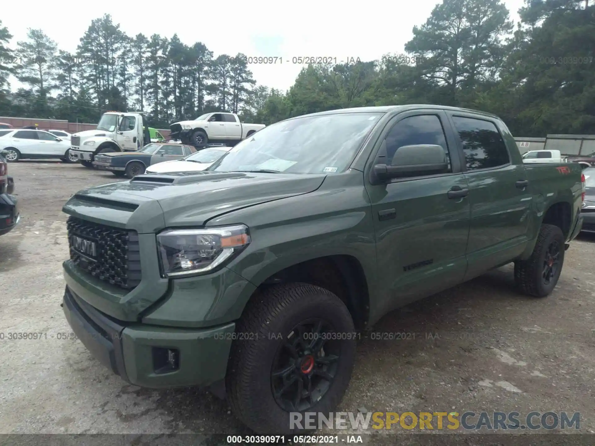 2 Photograph of a damaged car 5TFDY5F17LX887339 TOYOTA TUNDRA 4WD 2020