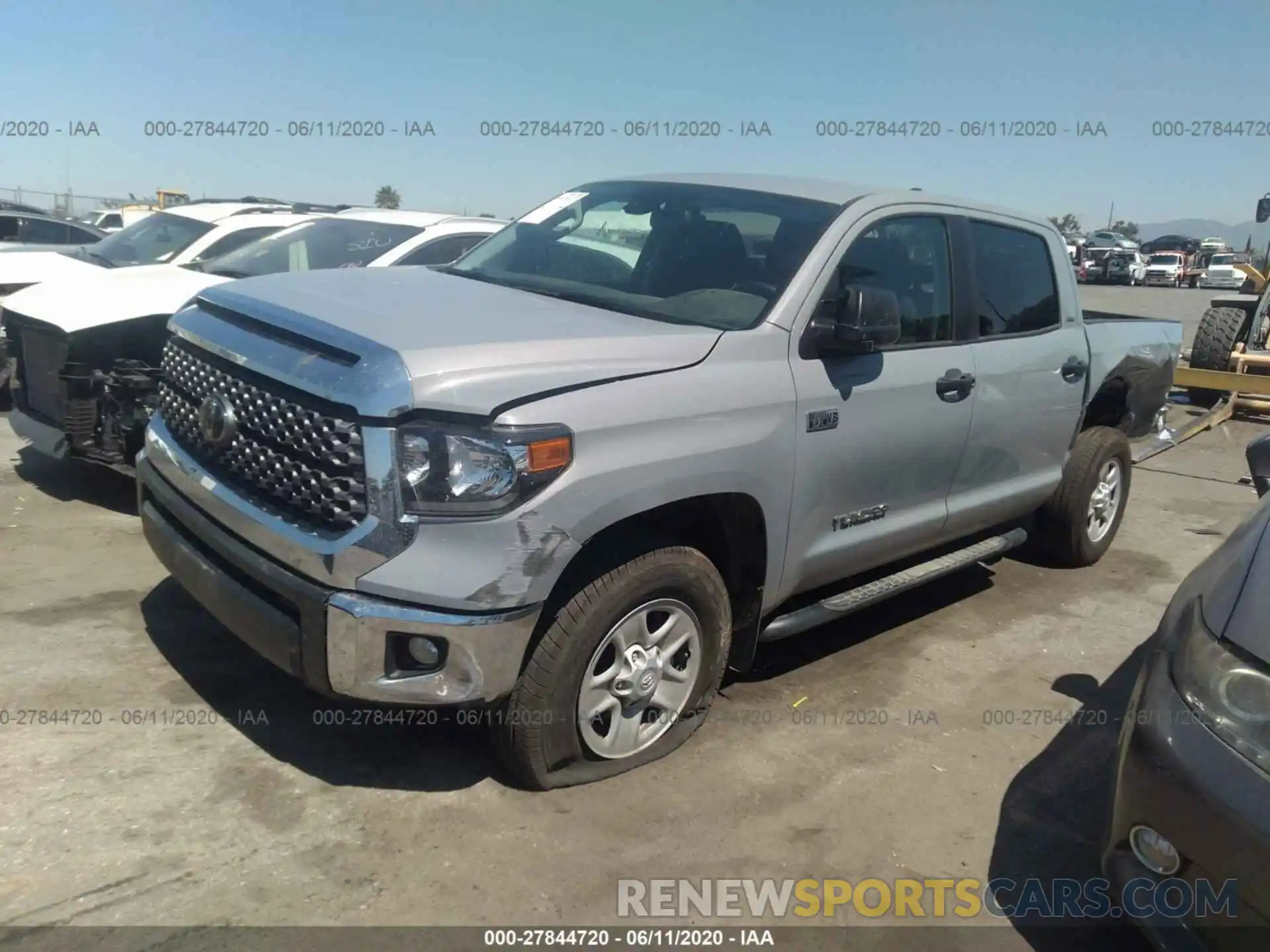 2 Photograph of a damaged car 5TFDY5F17LX914247 TOYOTA TUNDRA 4WD 2020