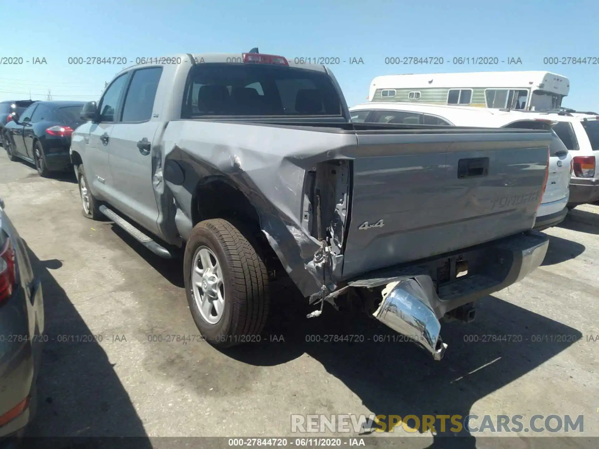 3 Photograph of a damaged car 5TFDY5F17LX914247 TOYOTA TUNDRA 4WD 2020