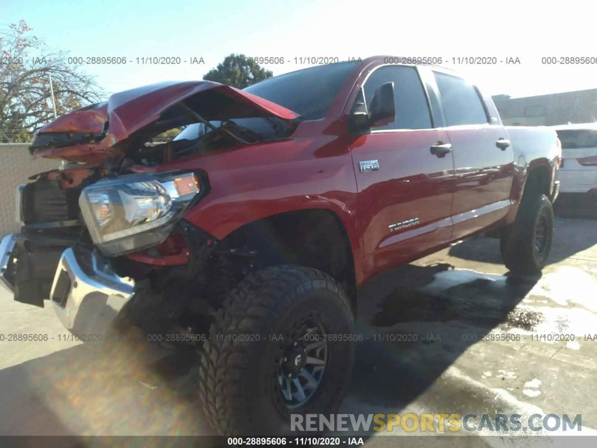 2 Photograph of a damaged car 5TFDY5F17LX919948 TOYOTA TUNDRA 4WD 2020