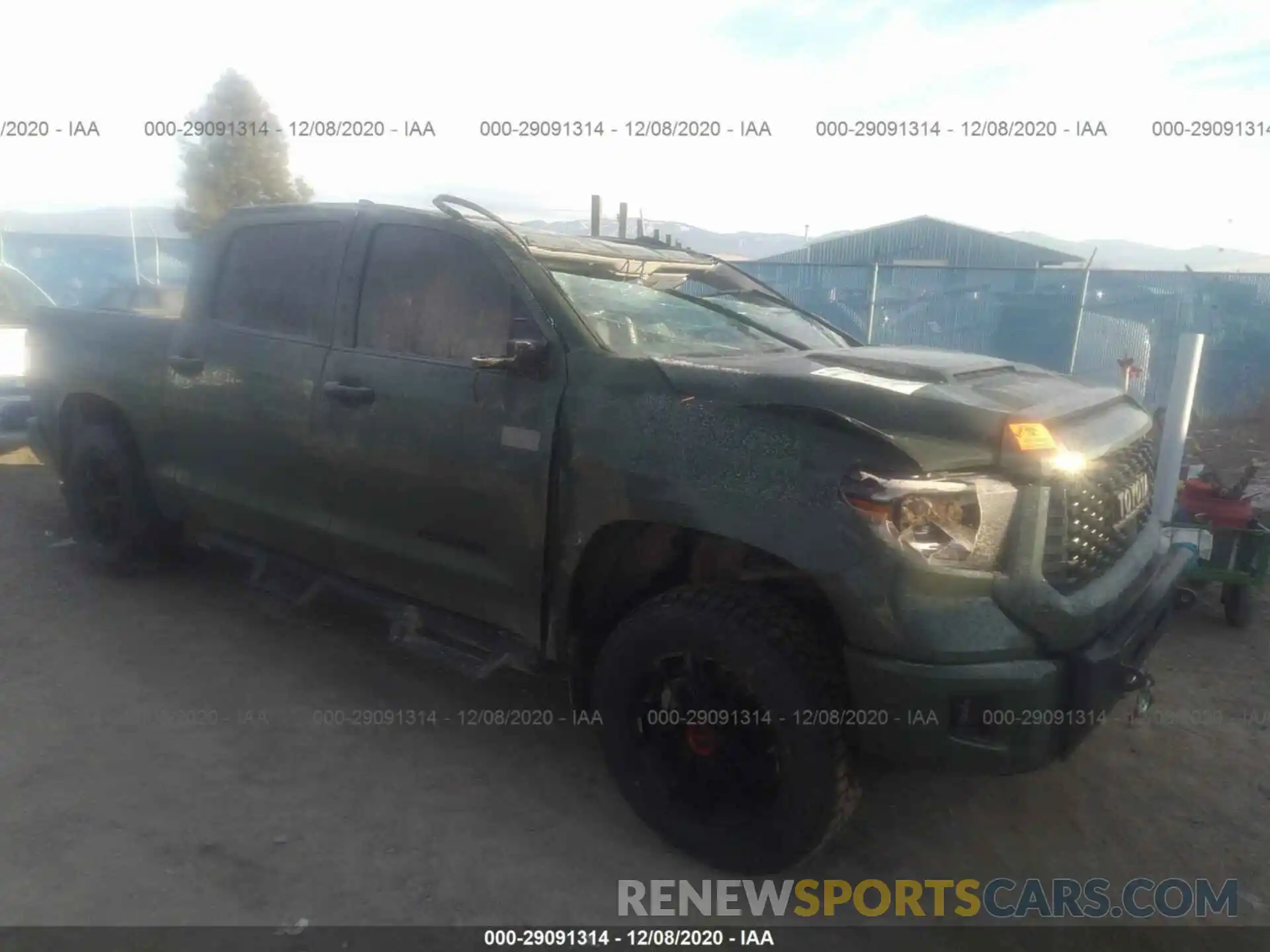 1 Photograph of a damaged car 5TFDY5F18LX870629 TOYOTA TUNDRA 4WD 2020