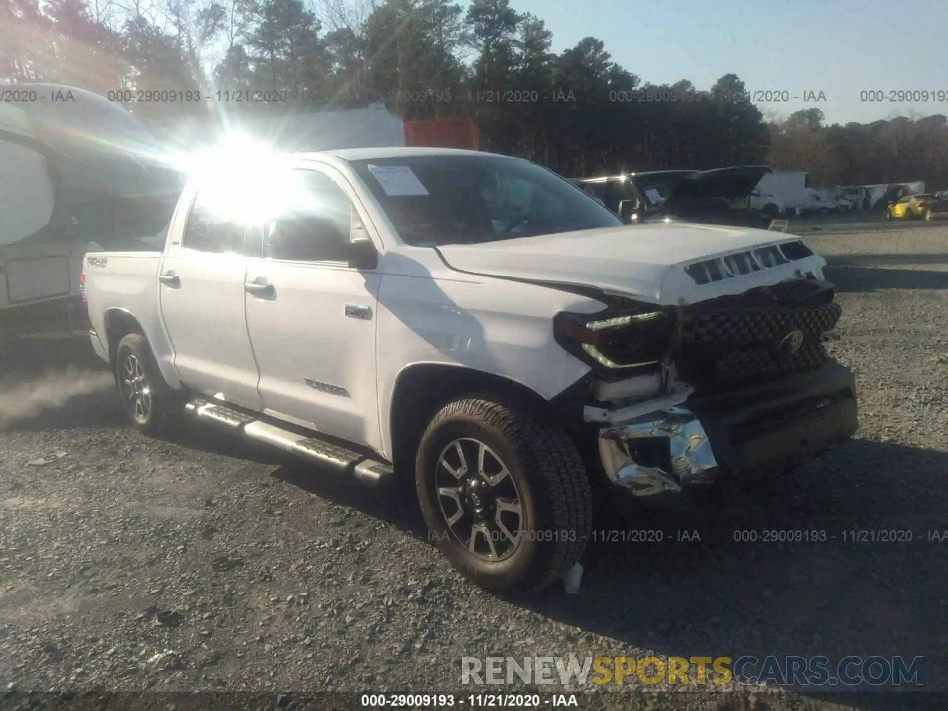 1 Photograph of a damaged car 5TFDY5F18LX871926 TOYOTA TUNDRA 4WD 2020