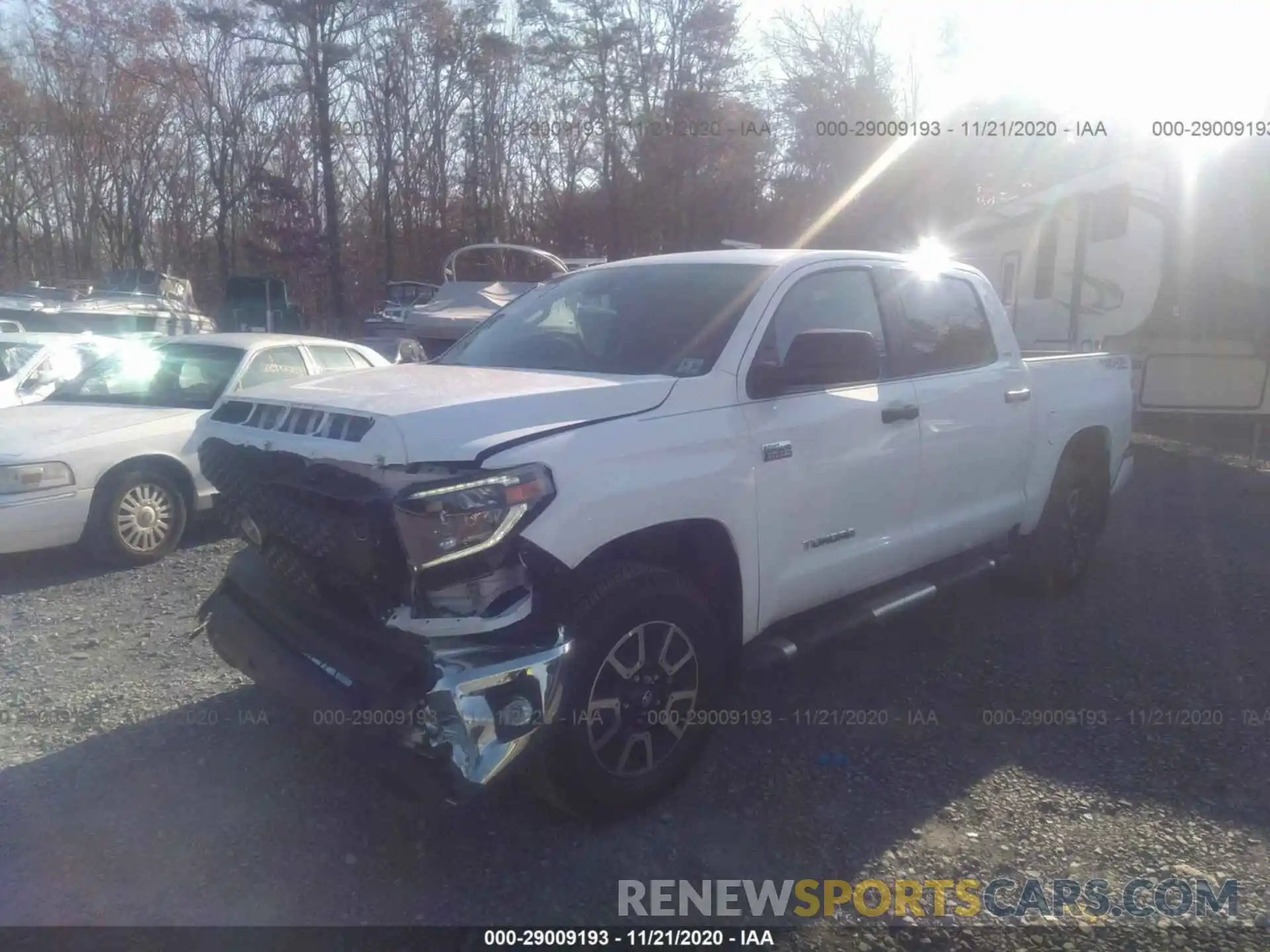 2 Photograph of a damaged car 5TFDY5F18LX871926 TOYOTA TUNDRA 4WD 2020