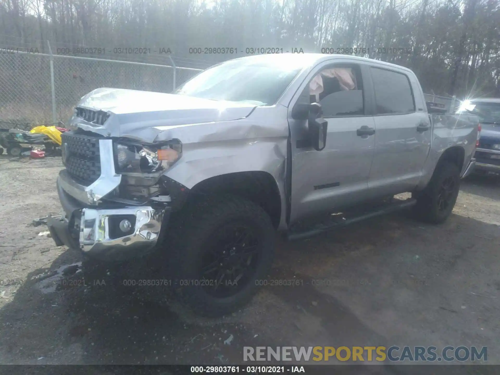 2 Photograph of a damaged car 5TFDY5F18LX884806 TOYOTA TUNDRA 4WD 2020