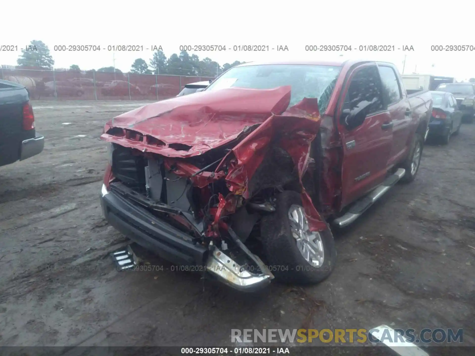2 Фотография поврежденного автомобиля 5TFDY5F18LX915312 TOYOTA TUNDRA 4WD 2020