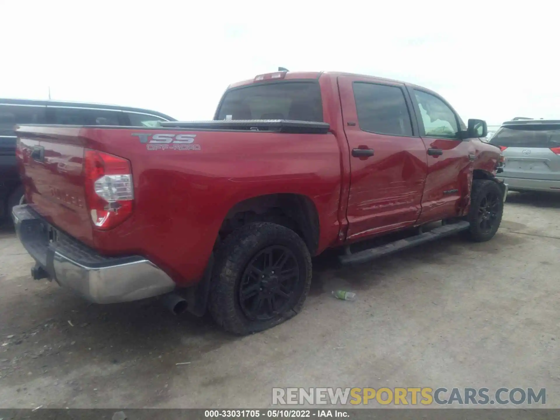 4 Фотография поврежденного автомобиля 5TFDY5F18LX941070 TOYOTA TUNDRA 4WD 2020