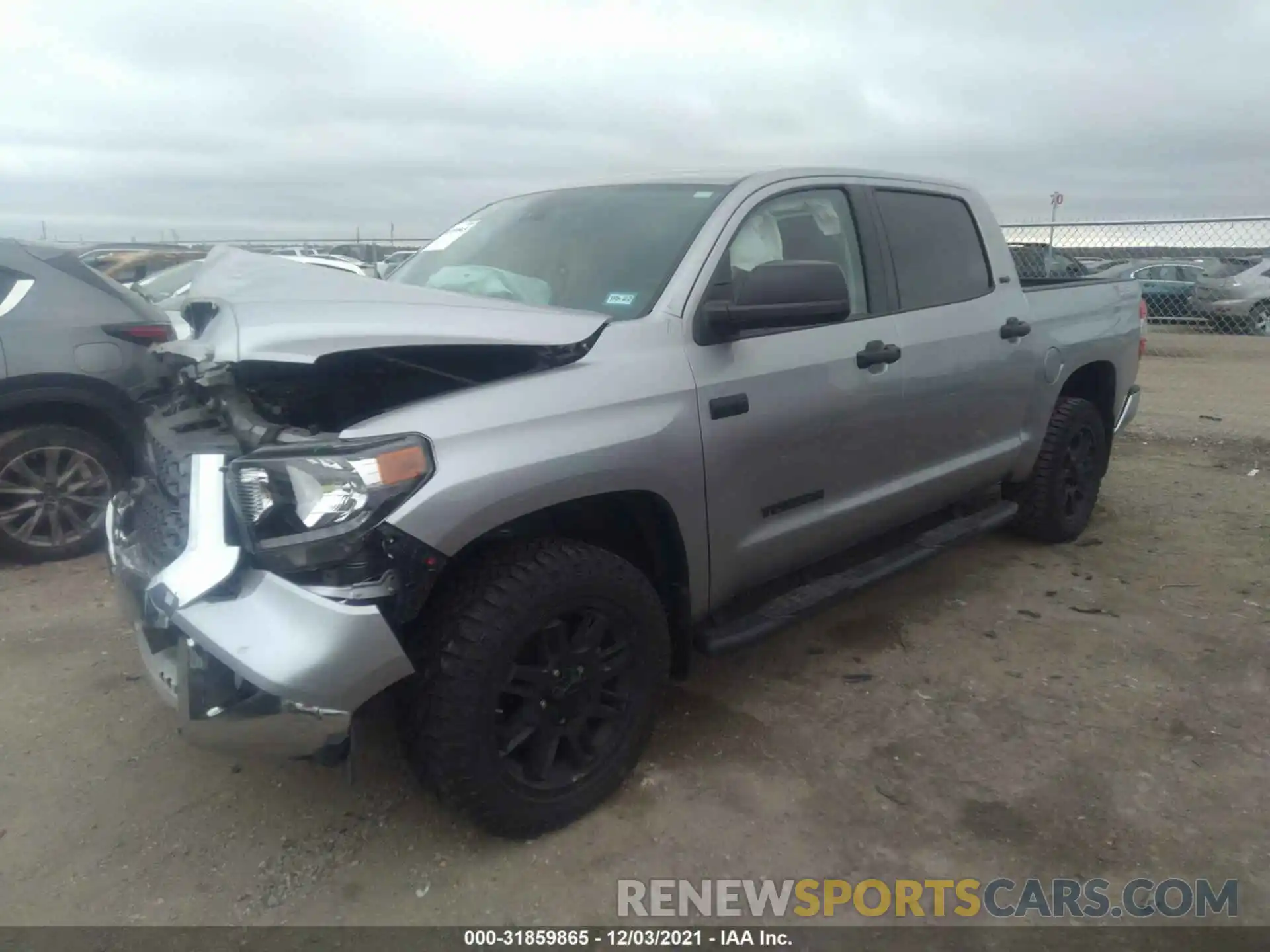 2 Photograph of a damaged car 5TFDY5F18LX952988 TOYOTA TUNDRA 4WD 2020