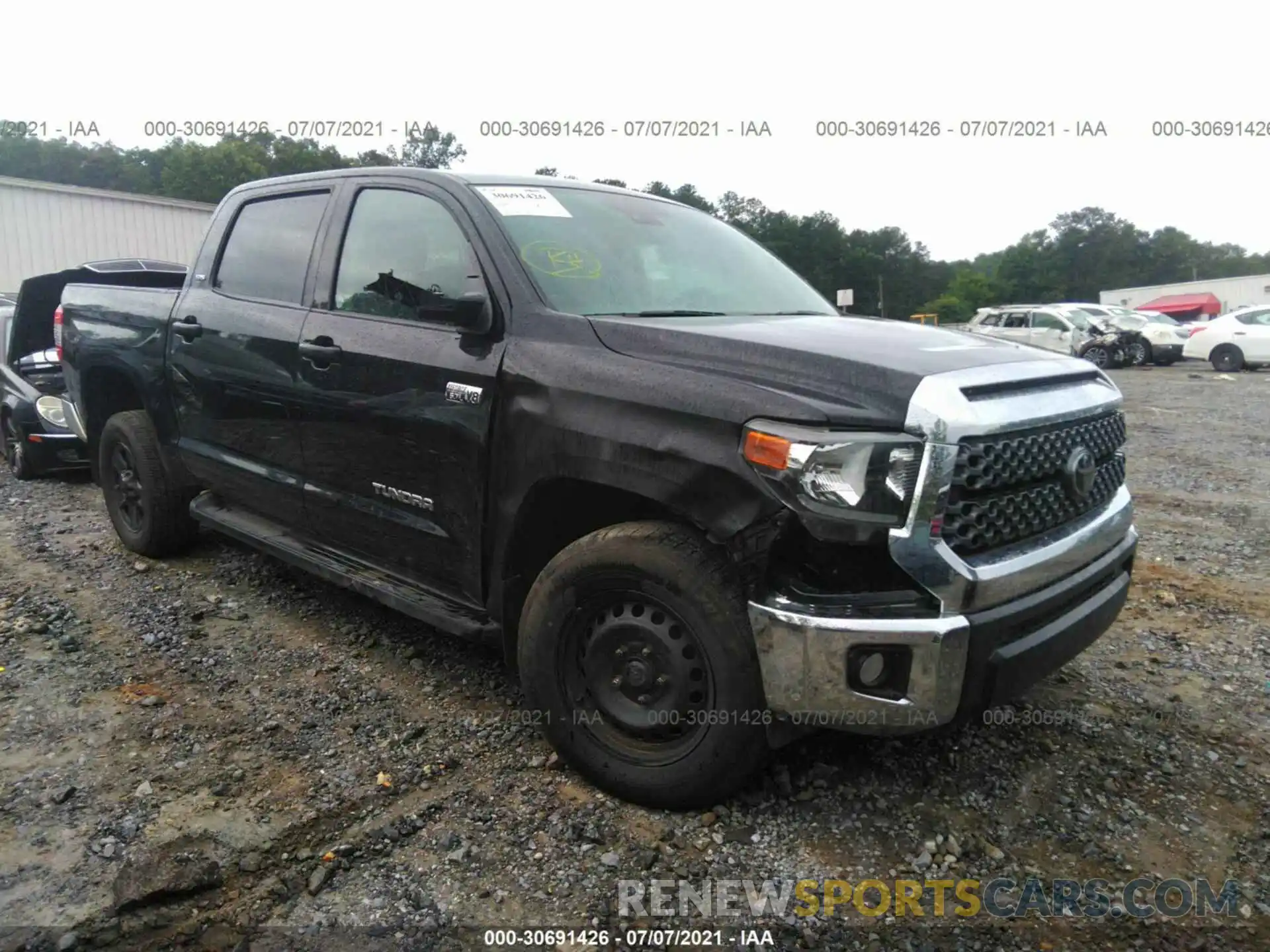 6 Photograph of a damaged car 5TFDY5F19LX932040 TOYOTA TUNDRA 4WD 2020