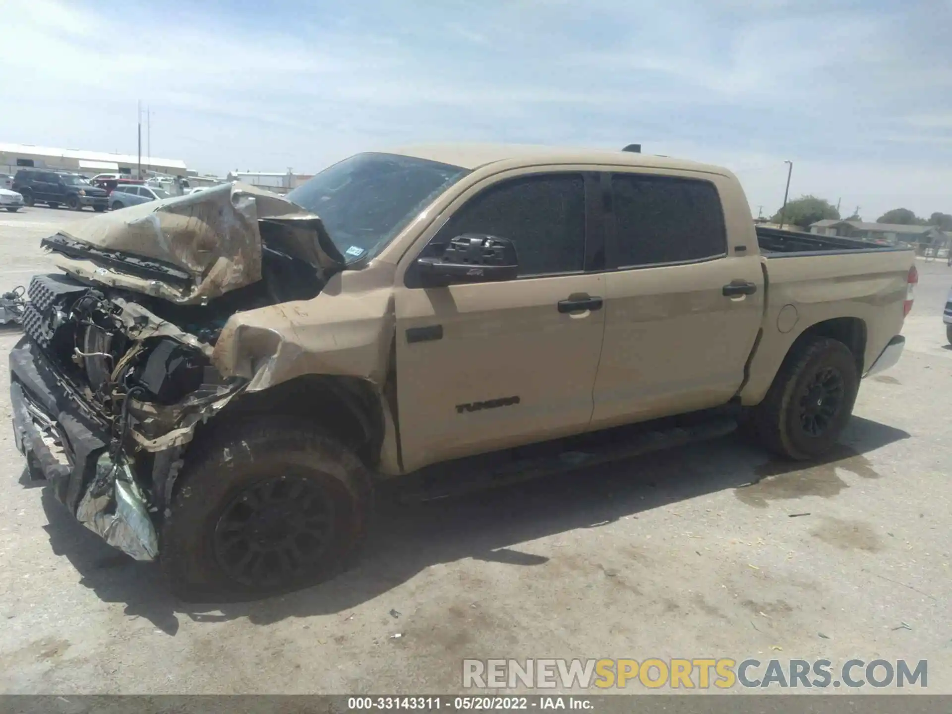 2 Photograph of a damaged car 5TFDY5F19LX932216 TOYOTA TUNDRA 4WD 2020