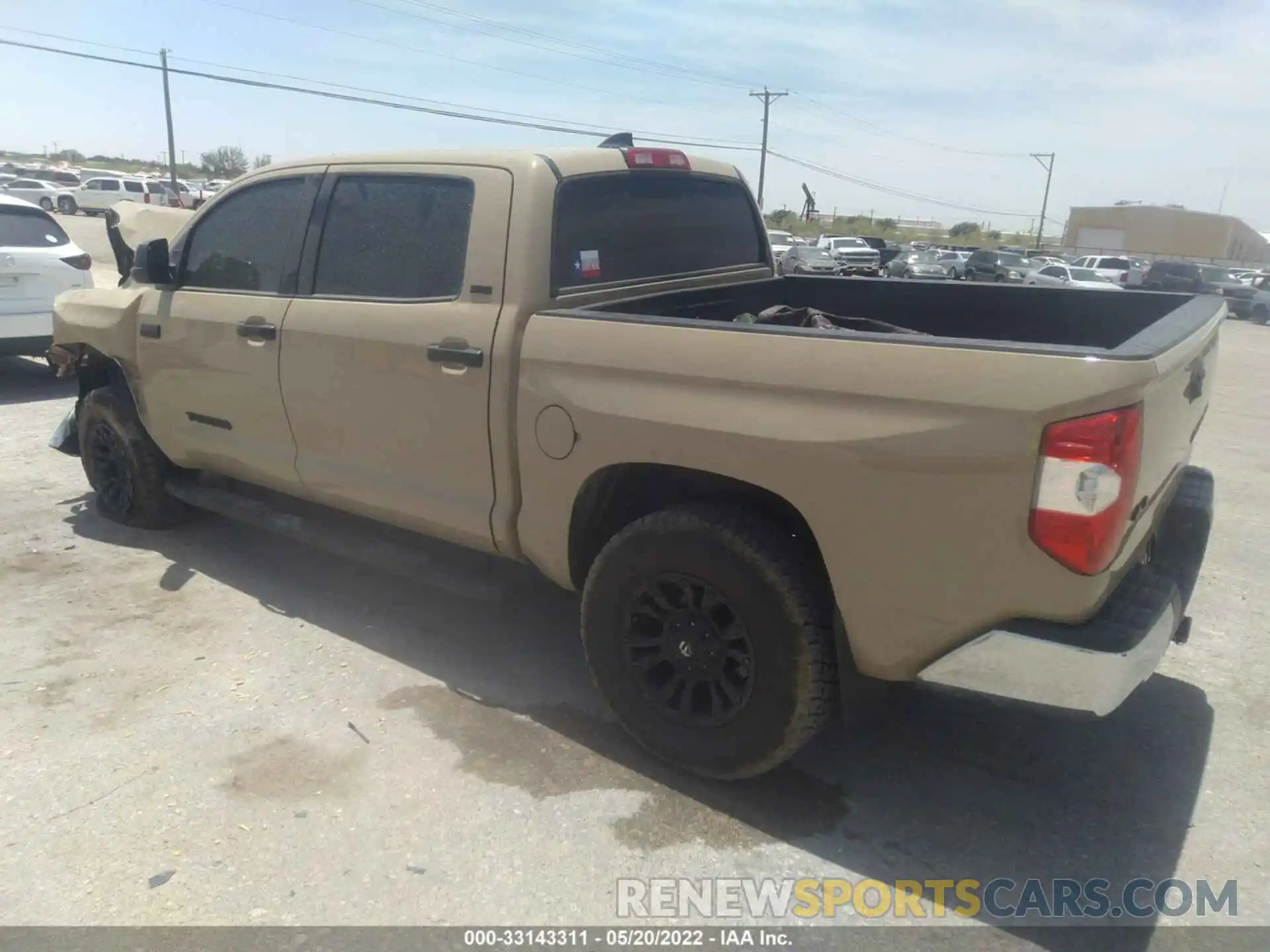 3 Photograph of a damaged car 5TFDY5F19LX932216 TOYOTA TUNDRA 4WD 2020