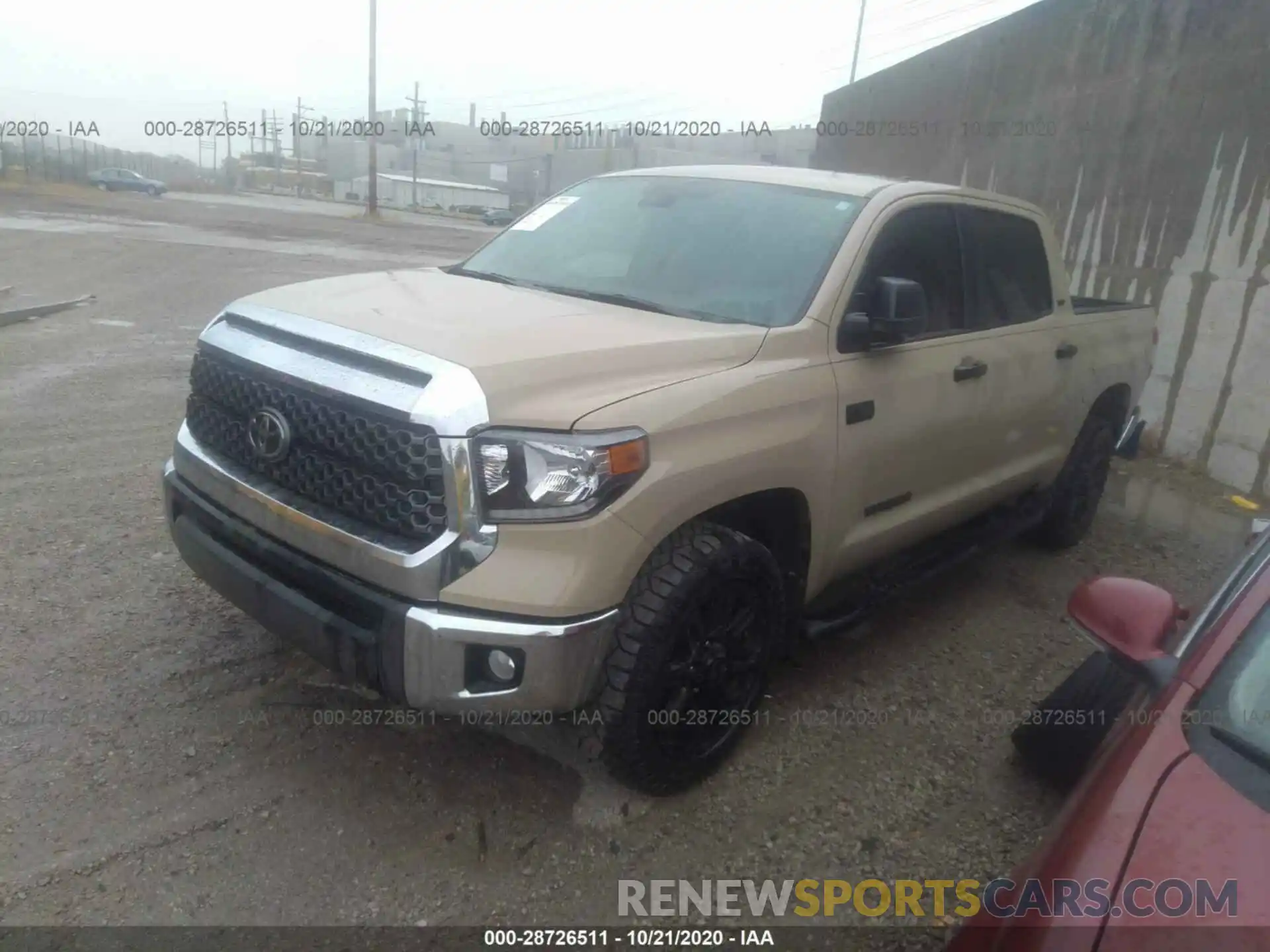 2 Photograph of a damaged car 5TFDY5F19LX932748 TOYOTA TUNDRA 4WD 2020