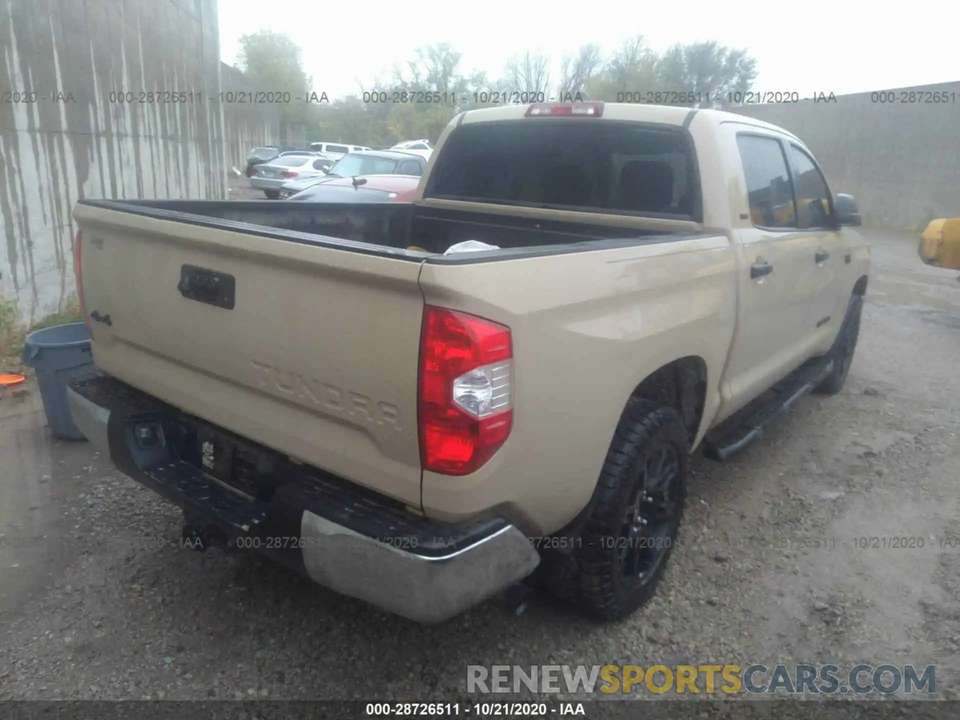 4 Photograph of a damaged car 5TFDY5F19LX932748 TOYOTA TUNDRA 4WD 2020