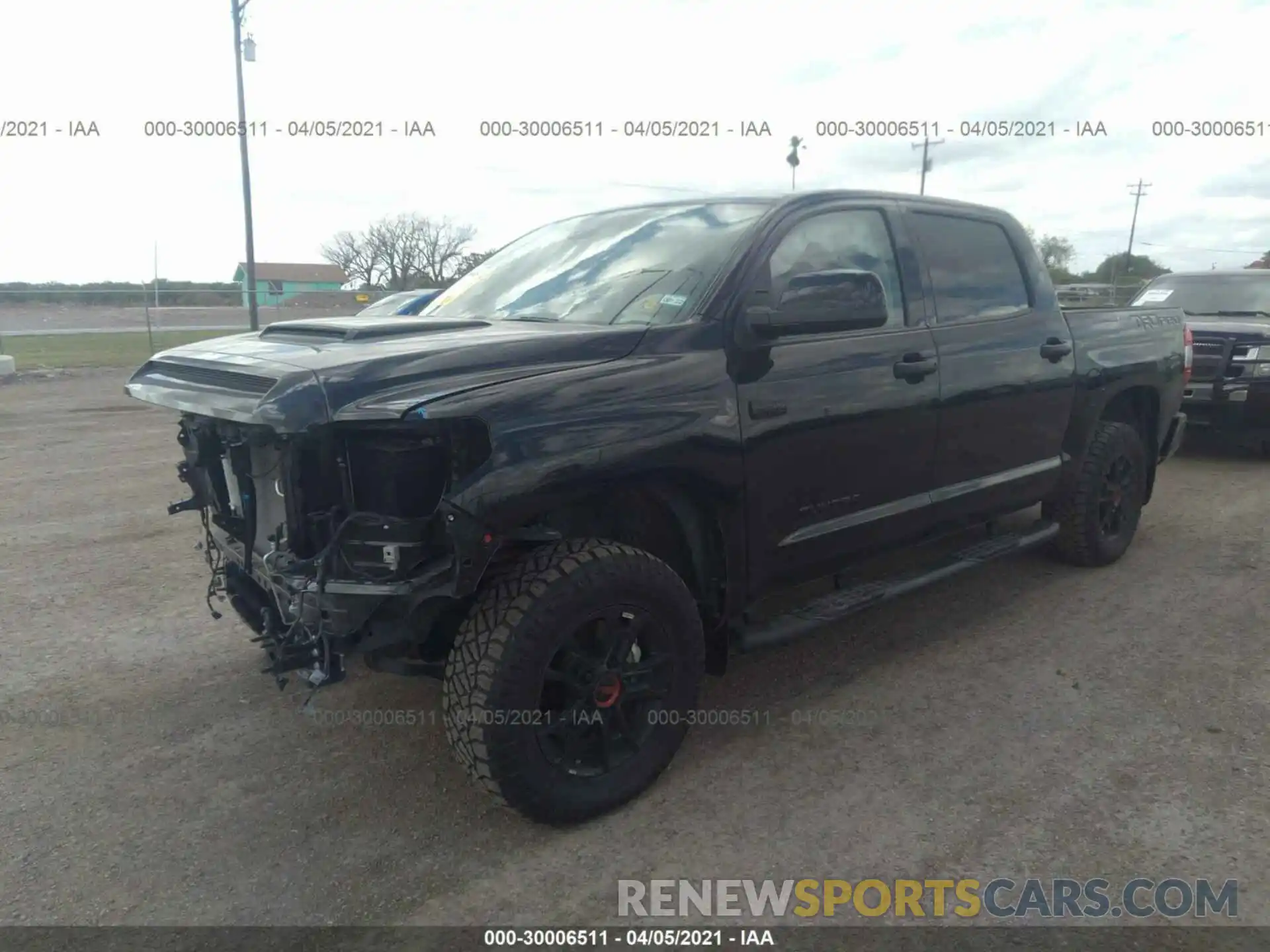 2 Photograph of a damaged car 5TFDY5F19LX944673 TOYOTA TUNDRA 4WD 2020