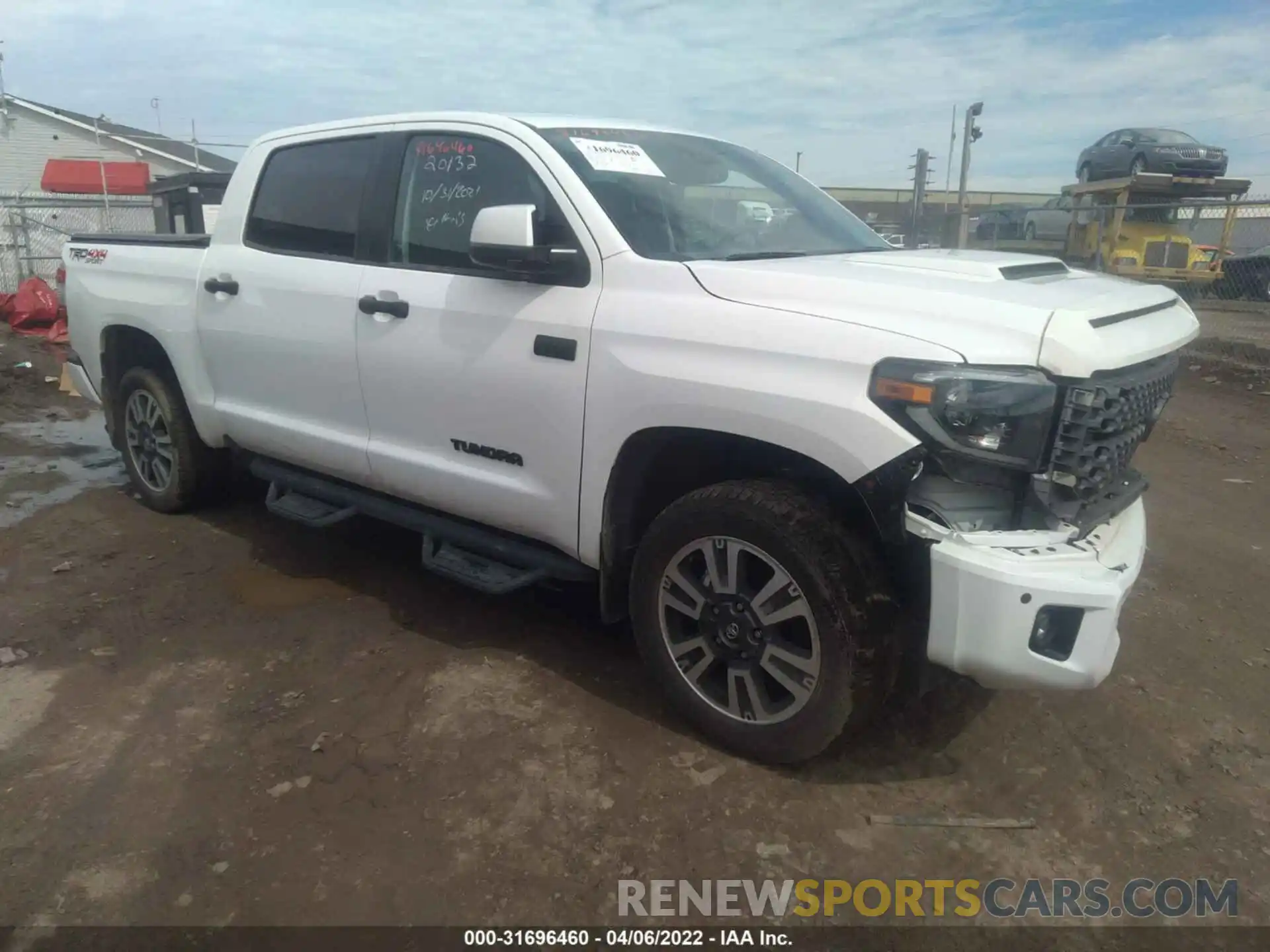 1 Photograph of a damaged car 5TFDY5F1XLX940826 TOYOTA TUNDRA 4WD 2020