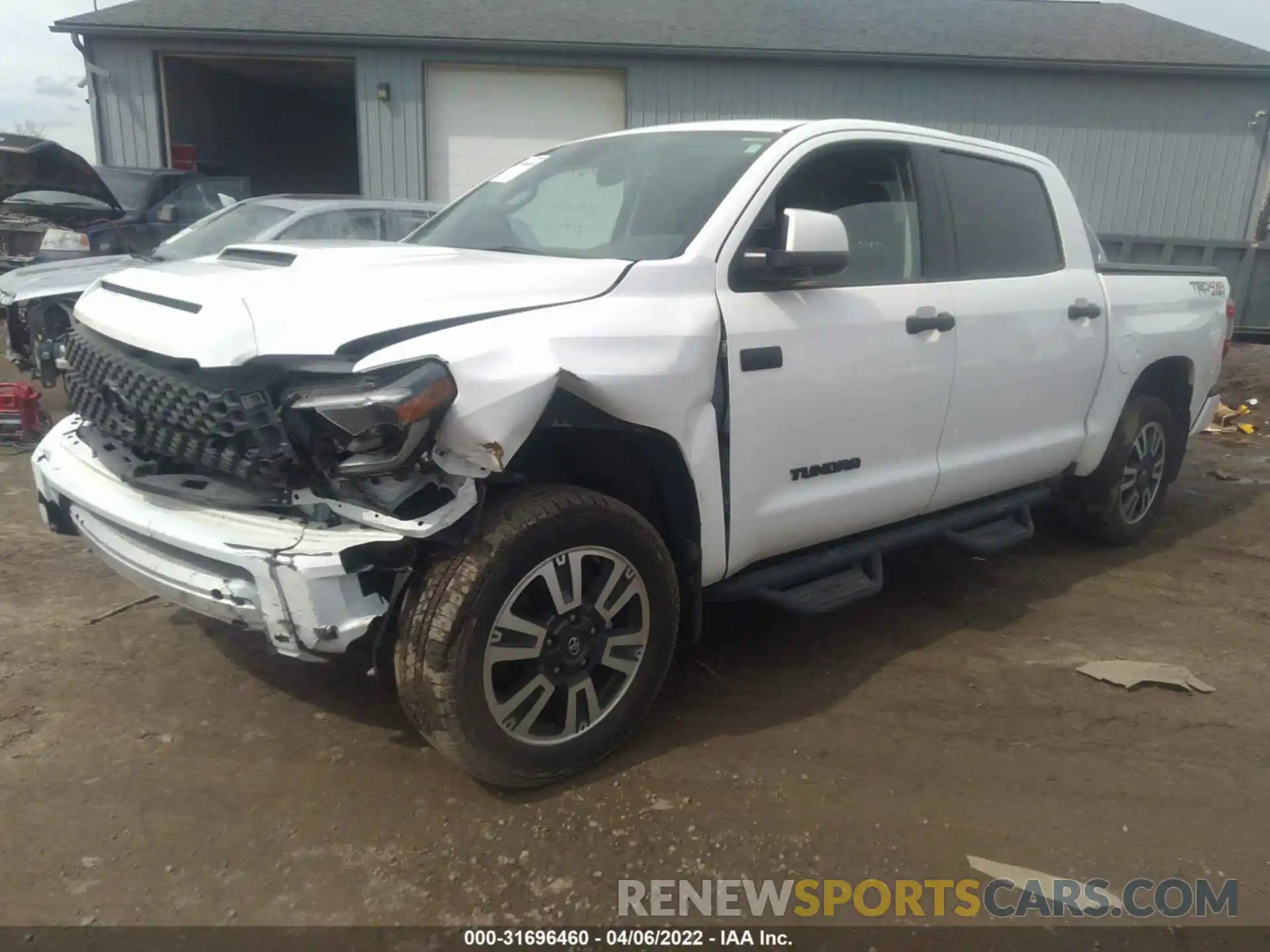 2 Photograph of a damaged car 5TFDY5F1XLX940826 TOYOTA TUNDRA 4WD 2020