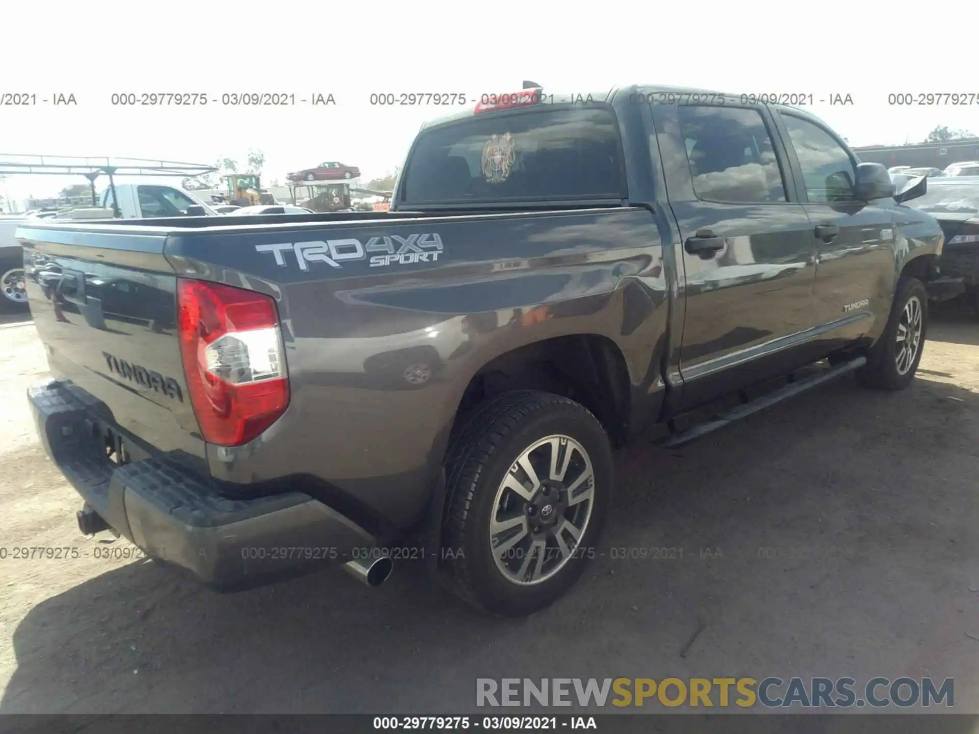 4 Фотография поврежденного автомобиля 5TFDY5F1XLX941085 TOYOTA TUNDRA 4WD 2020