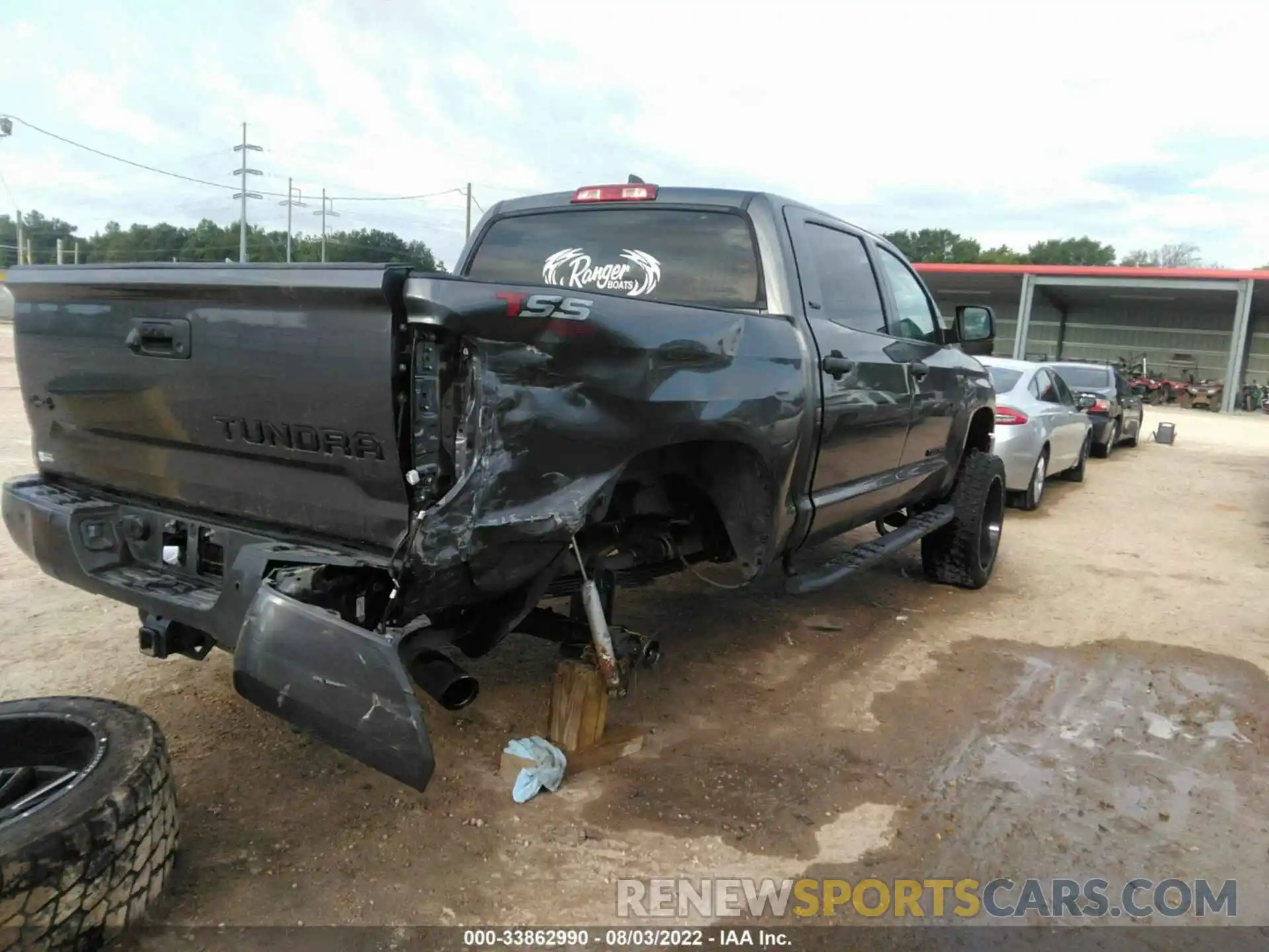 4 Фотография поврежденного автомобиля 5TFDY5F1XLX953558 TOYOTA TUNDRA 4WD 2020