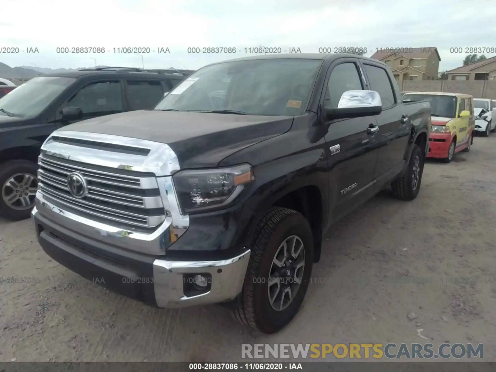 2 Photograph of a damaged car 5TFHY5F10LX955952 TOYOTA TUNDRA 4WD 2020