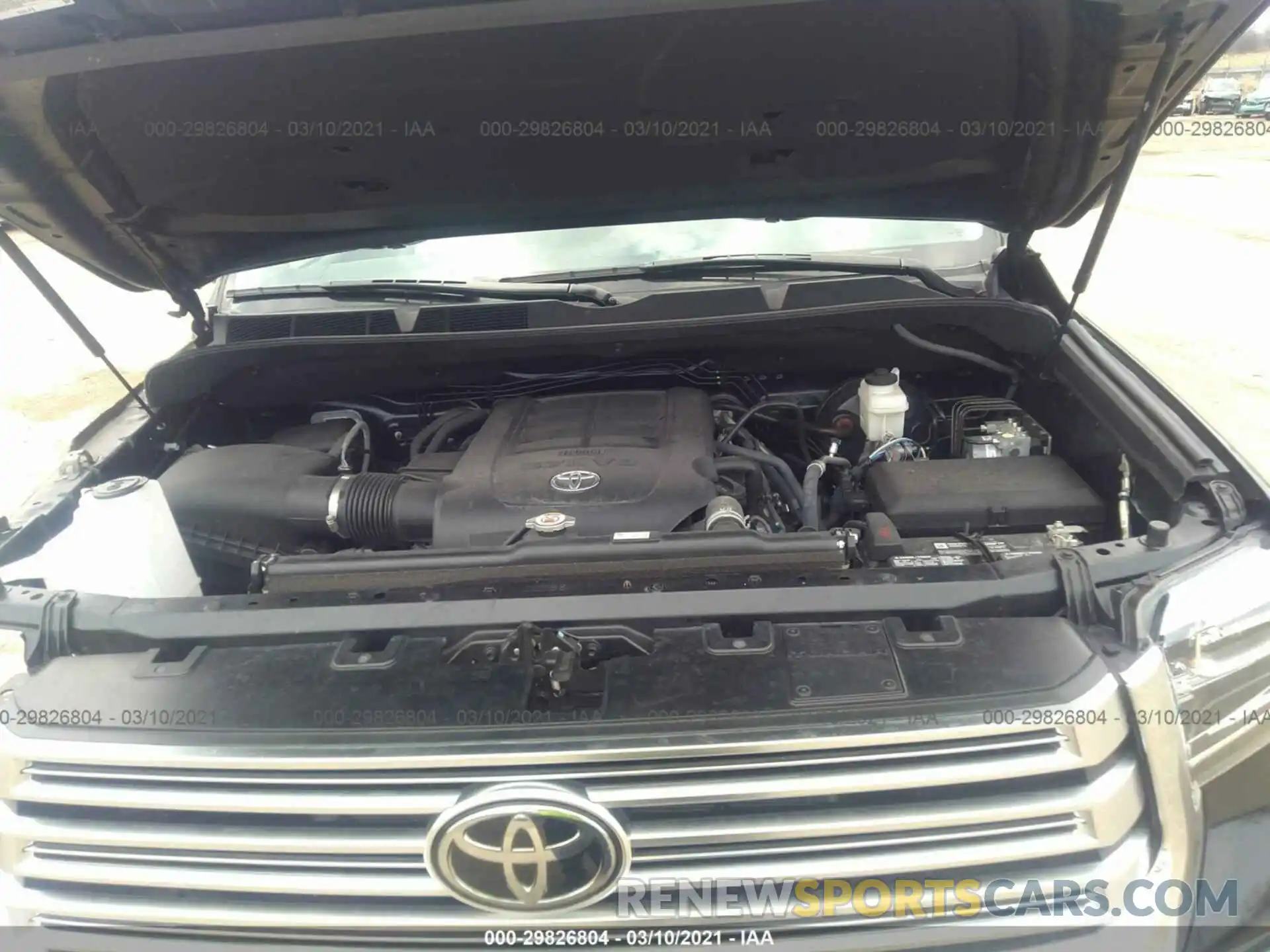 10 Photograph of a damaged car 5TFHY5F11LX912558 TOYOTA TUNDRA 4WD 2020