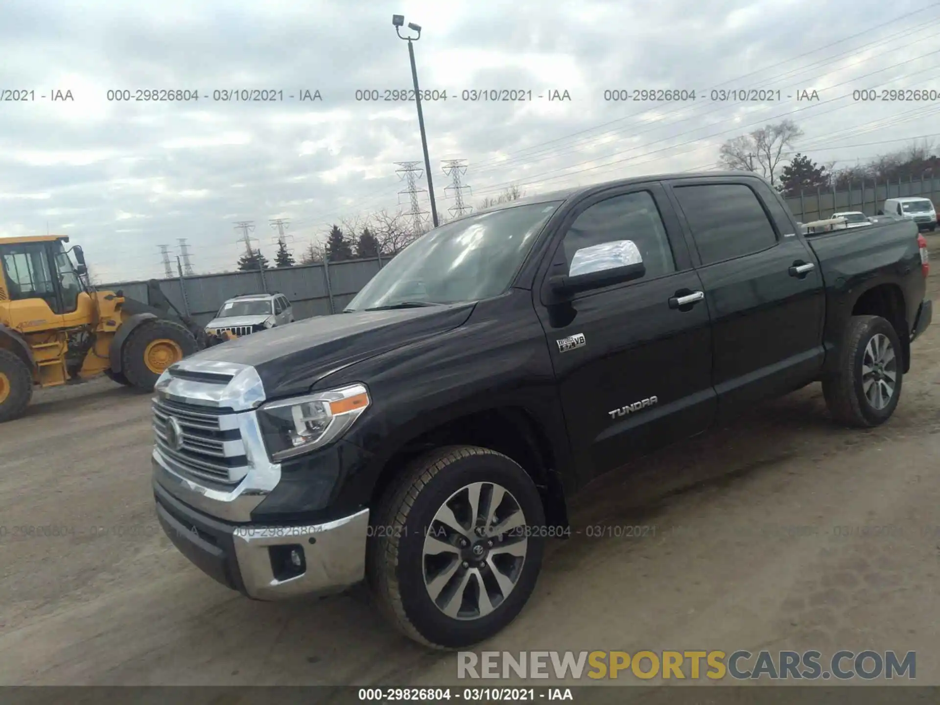 2 Photograph of a damaged car 5TFHY5F11LX912558 TOYOTA TUNDRA 4WD 2020