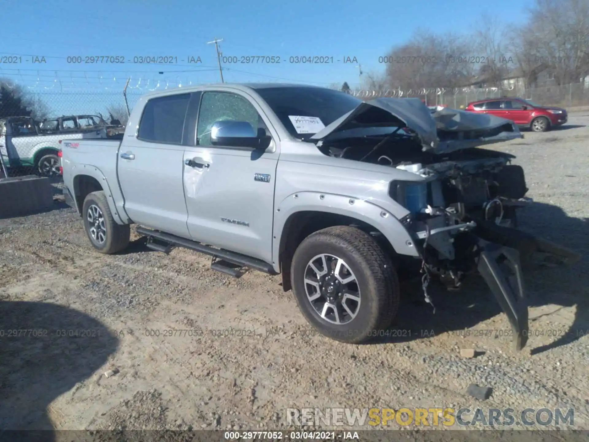 1 Photograph of a damaged car 5TFHY5F11LX935001 TOYOTA TUNDRA 4WD 2020