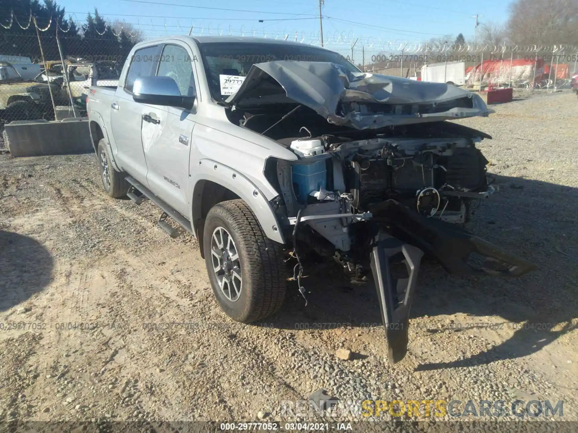 6 Photograph of a damaged car 5TFHY5F11LX935001 TOYOTA TUNDRA 4WD 2020